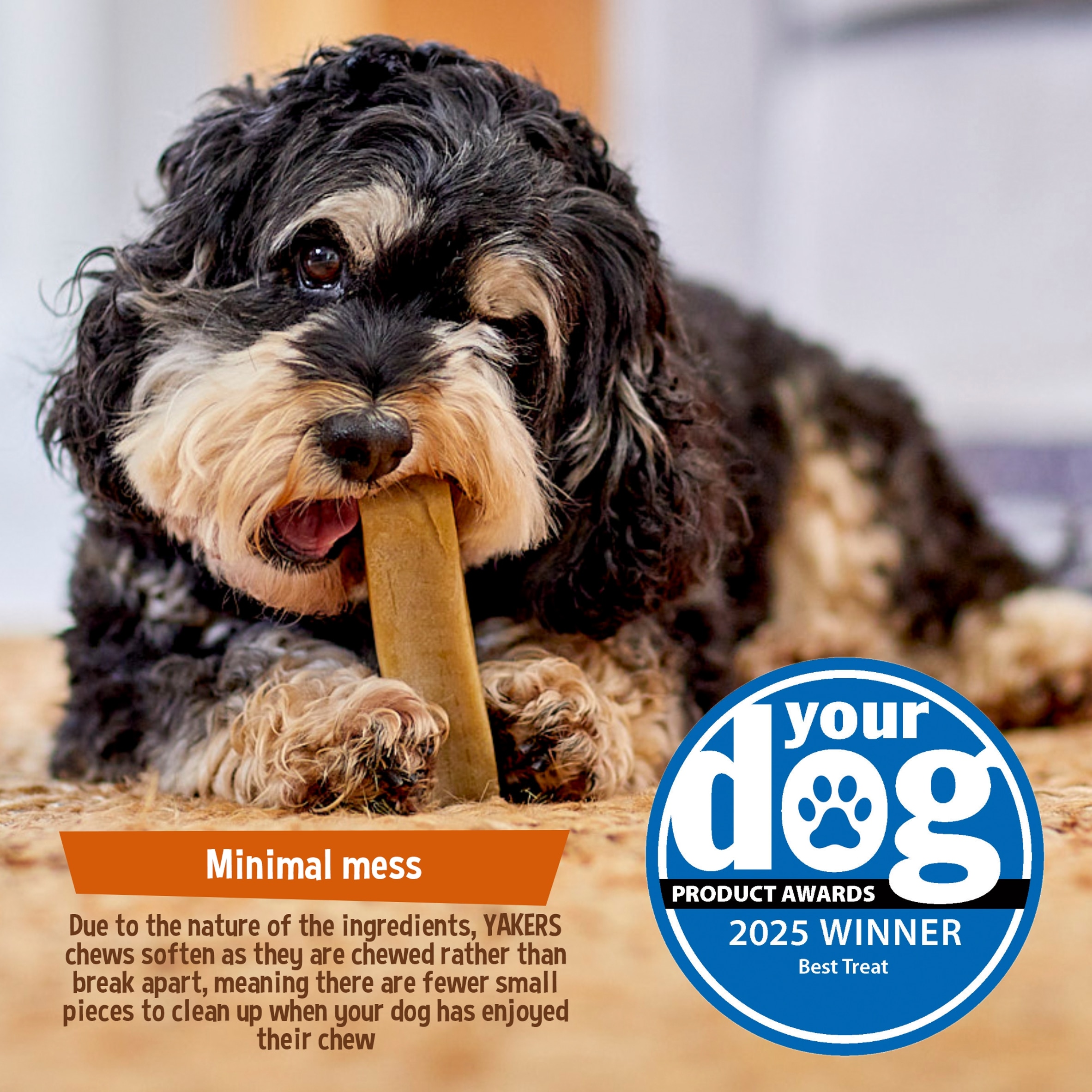 Yakers The Original 100% Natural Dog Chew & Occupier Medium thumbnail 3