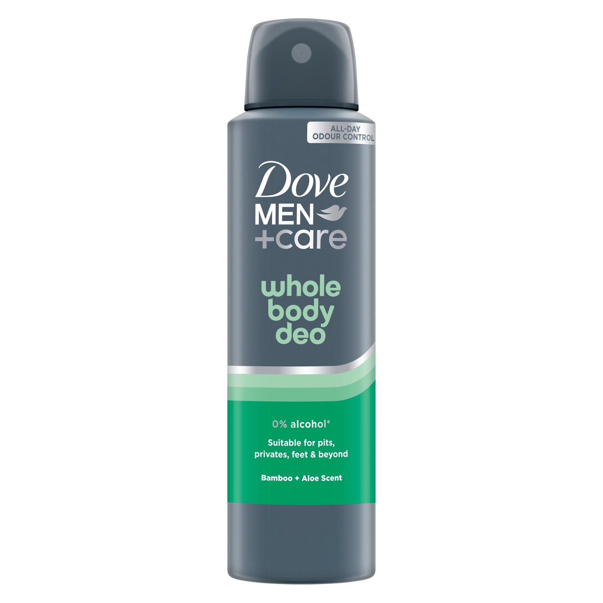 Dove Men+Care Bamboo & Aloe 48h Whole Body Deodorant Spray Odour Control 150ml