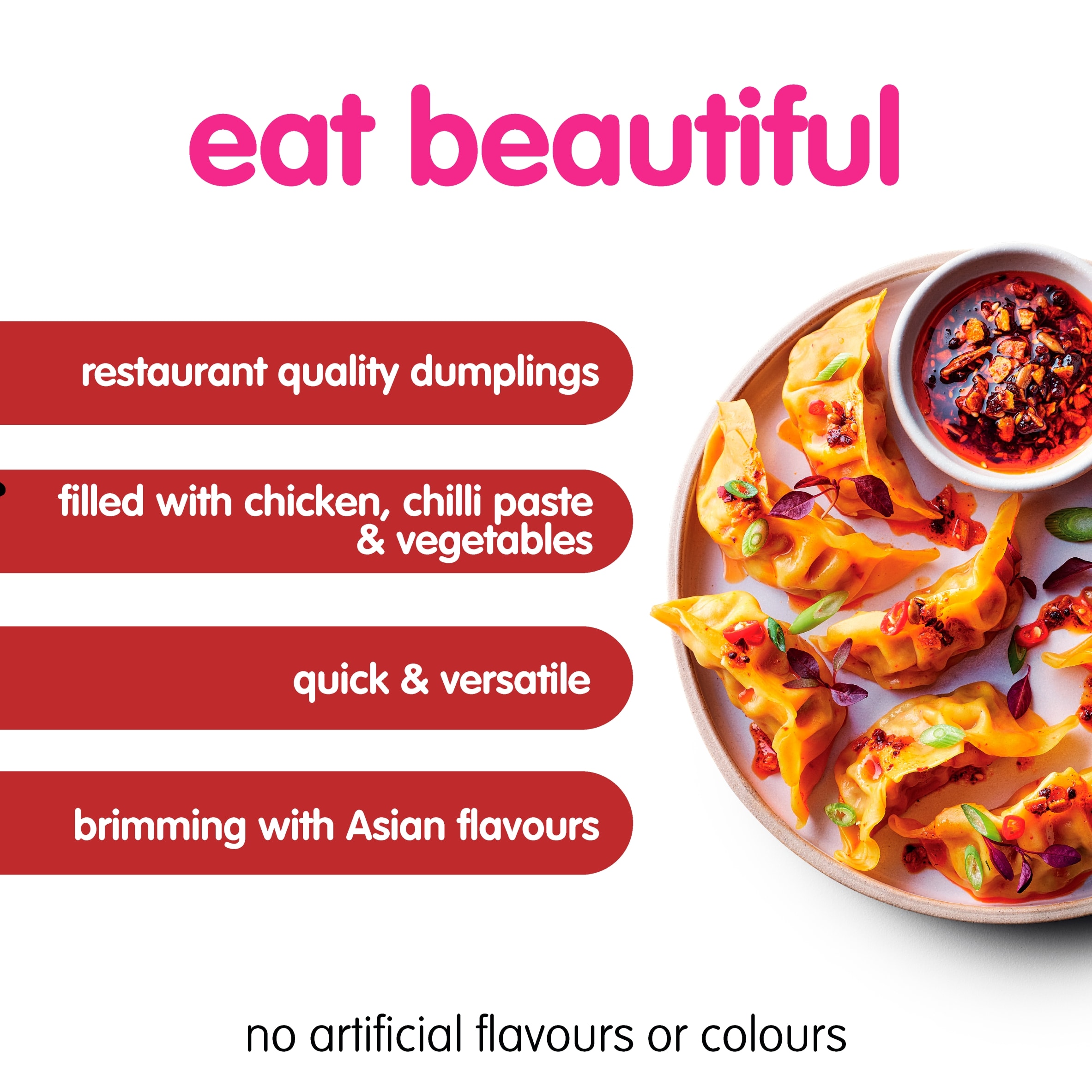 itsu 12 x Spicy Chicken Gyoza Dinner Dumplings 240g thumbnail 2