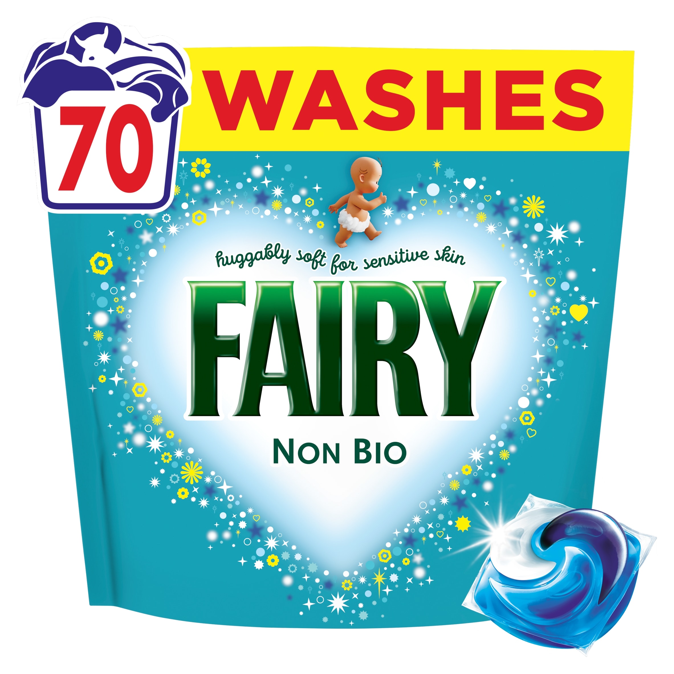 Fairy Non Bio Washing Pods 70 Washes 1442g