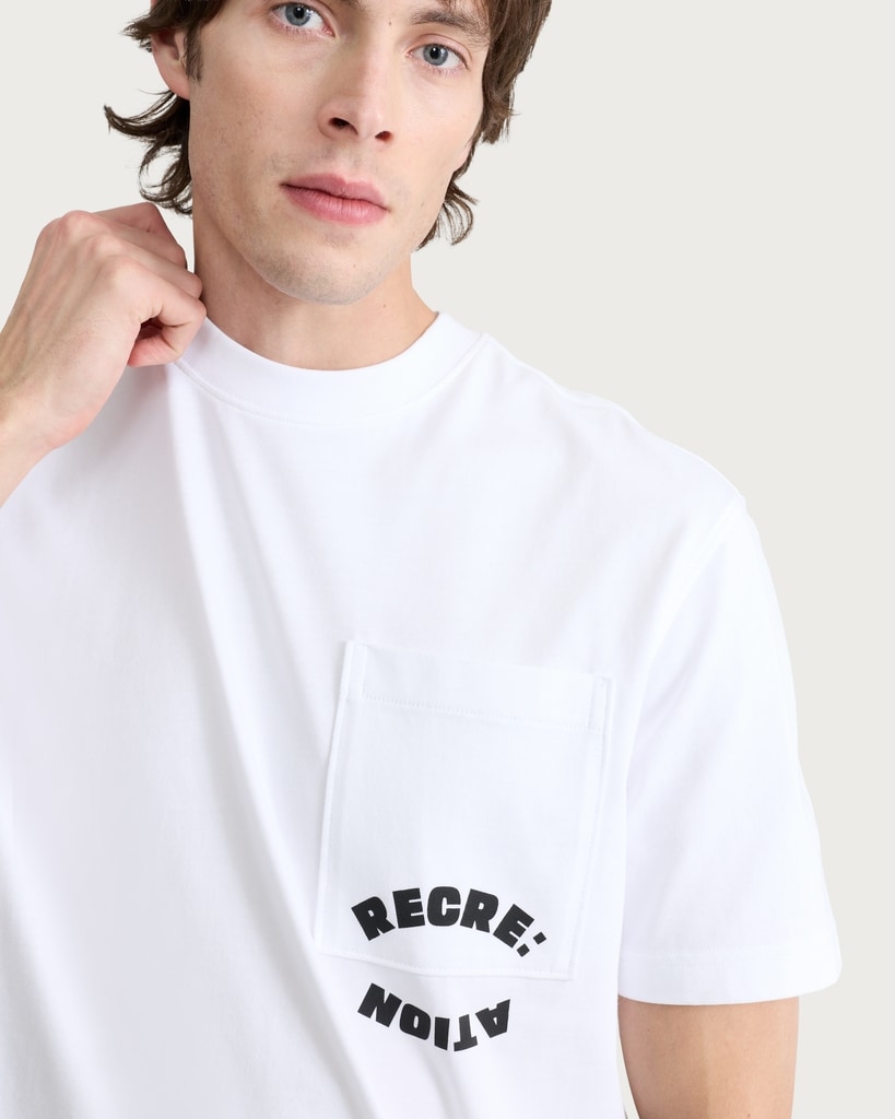 F&F Active EVERYHOUR Pure Cotton Recreation Print T-Shirt in White thumbnail 3