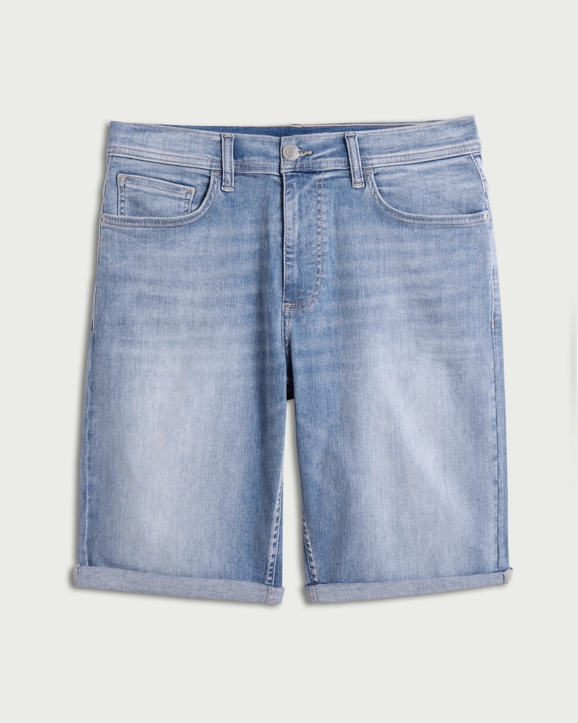 F&F Cotton Rich FREEFIT® Denim Shorts in Blue thumbnail 4