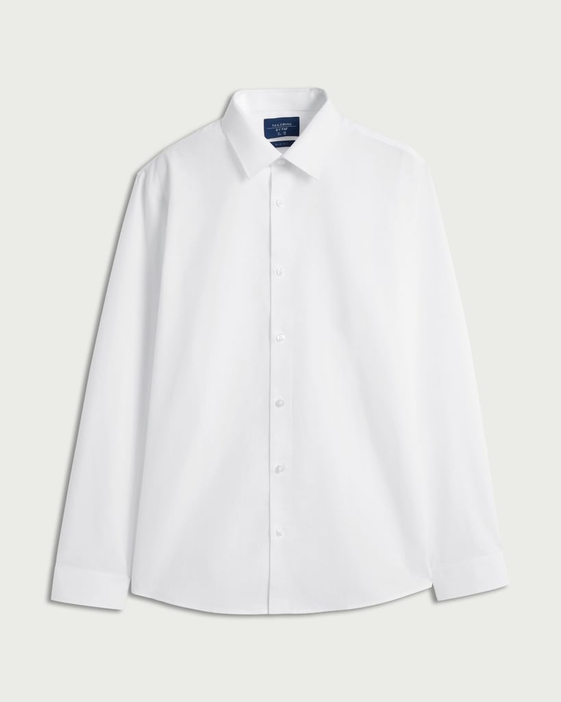 F&F Slim Fit Easy Iron Single Cuff Smart Shirt in White thumbnail 4