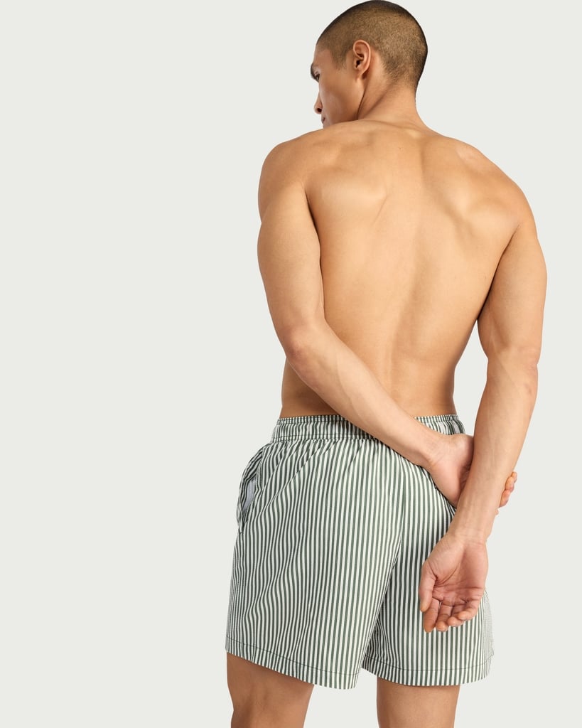 F&F Seersucker Swim Shorts in Khaki thumbnail 3