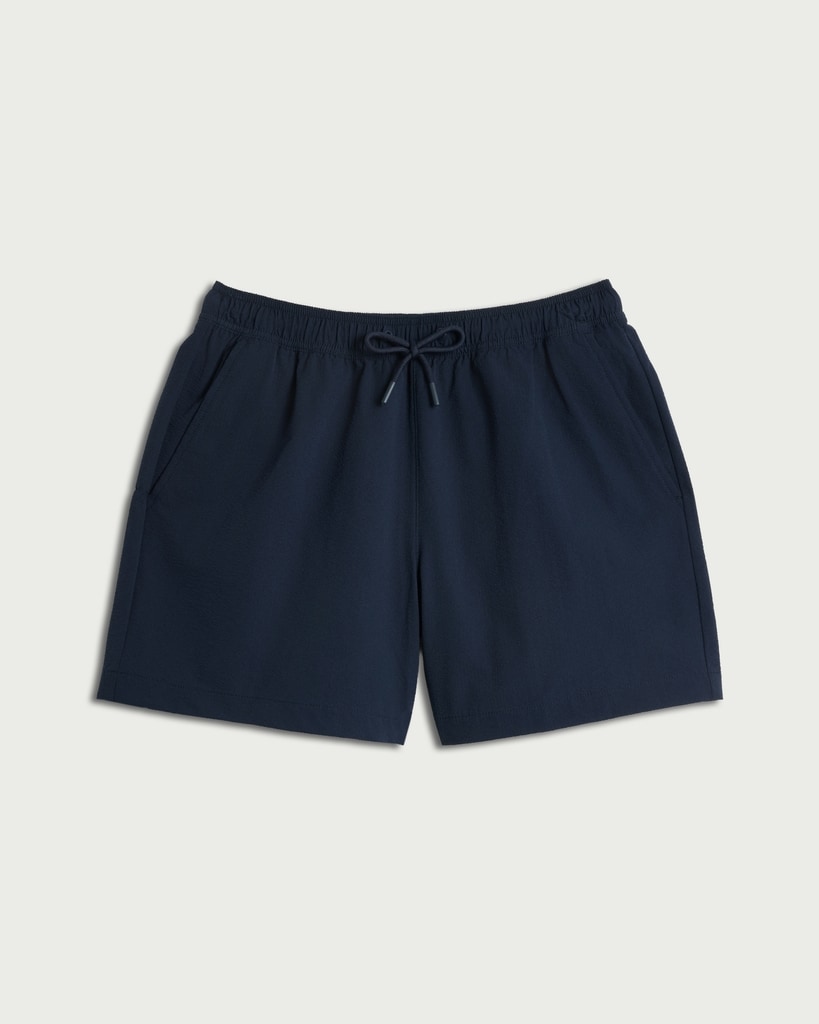 F&F Textured Drawstring Swim Shorts in Navy thumbnail 4