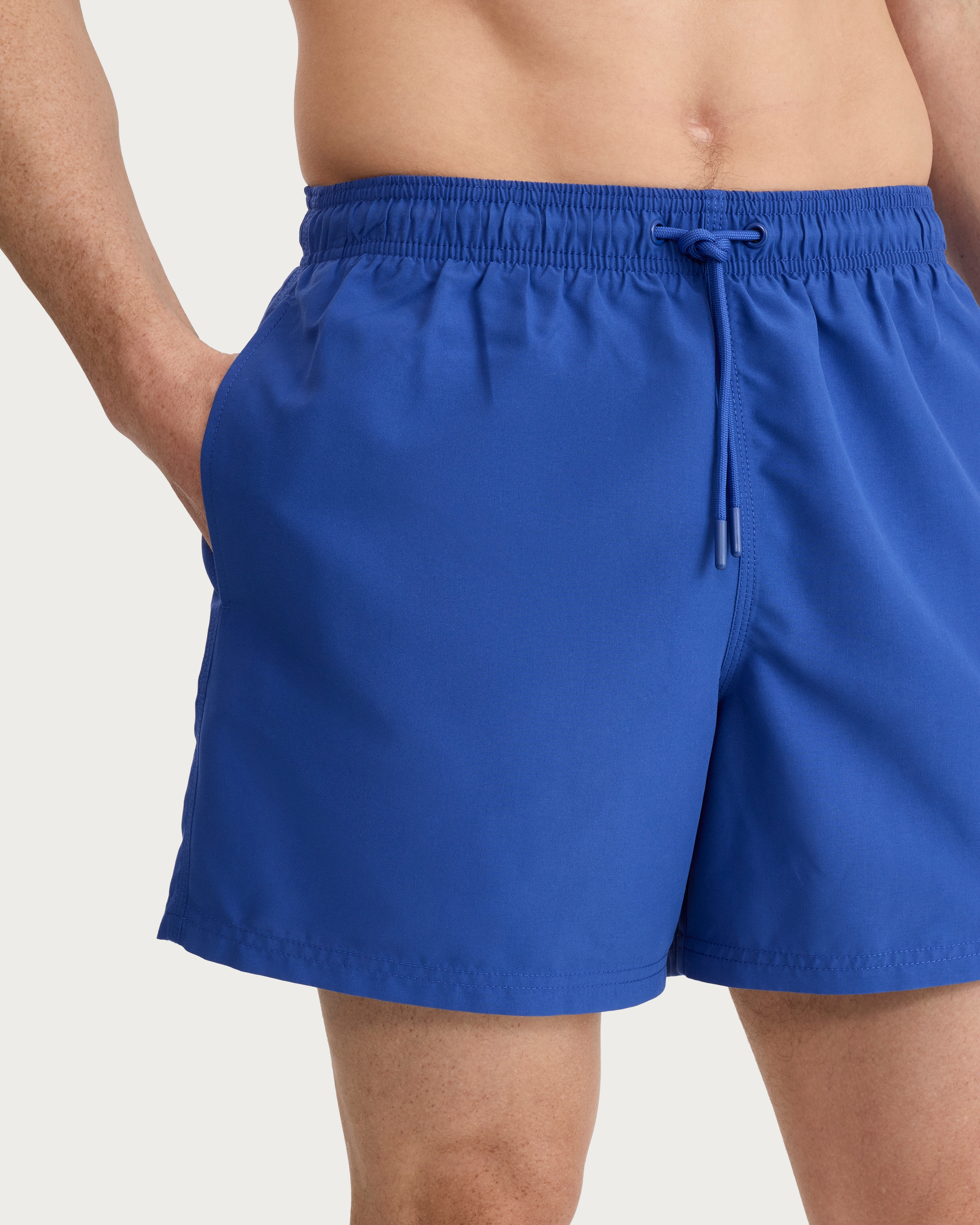 F&F Drawstring Lined Swim Shorts in Blue thumbnail 2
