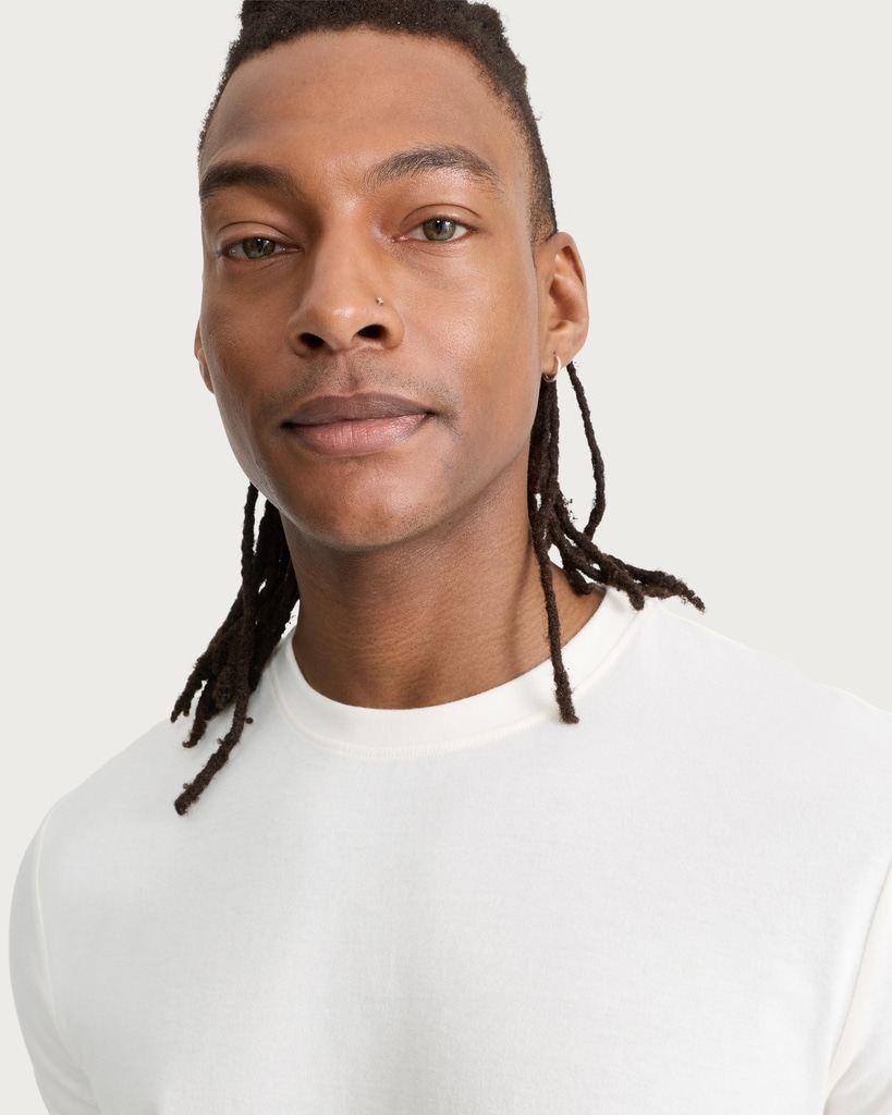 F&F Pure Cotton Short Sleeved T-Shirt in Cream