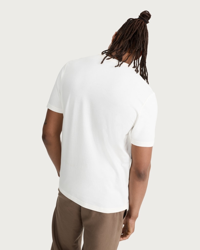 F&F Pure Cotton Short Sleeved T-Shirt in Cream thumbnail 3