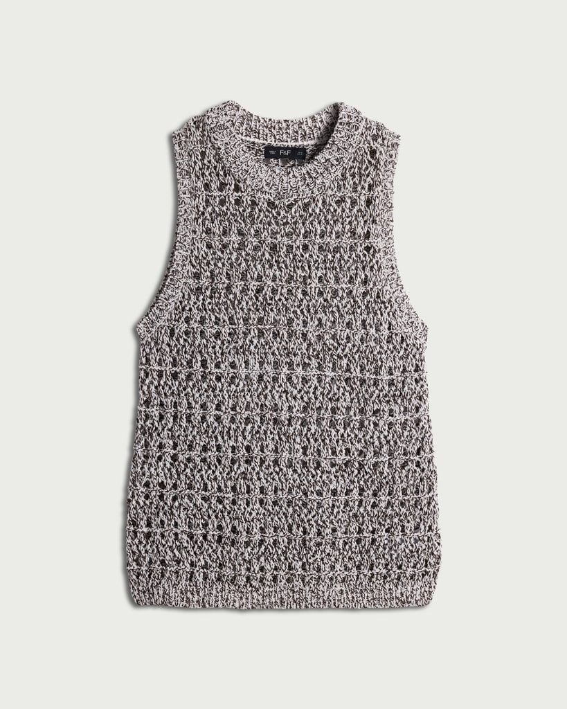 F&F Two Tone Knitted Vest in Multi Brown thumbnail 4