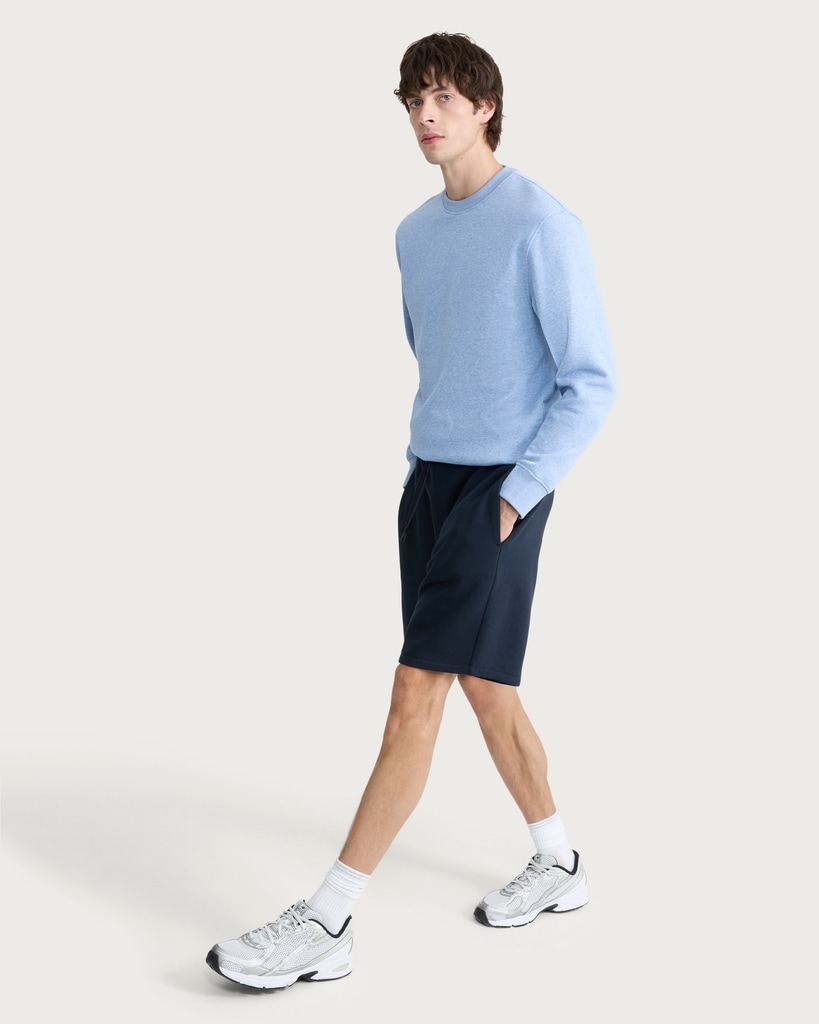 F&F Active EVERYHOUR Cotton Rich Drawstring Shorts in Navy thumbnail 2