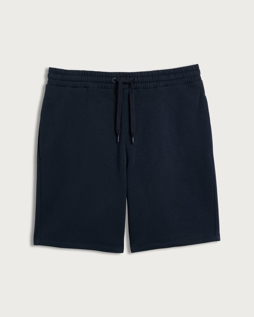 F&F Active EVERYHOUR Cotton Rich Drawstring Shorts in Navy thumbnail 4