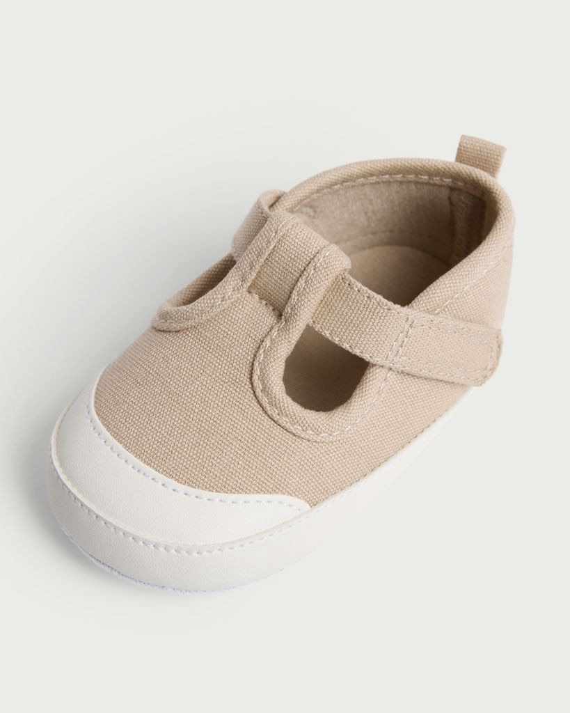 F&F Baby Pre Walker Canvas Shoes in White thumbnail 3