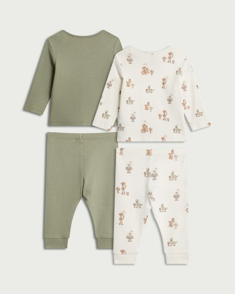 Disney Toy Story 2-Pack Pure Cotton Pyjama Sets in Multi thumbnail 2