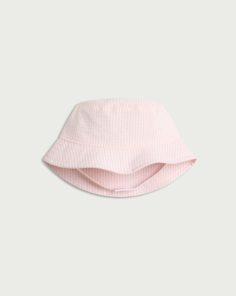 F&F Baby Pure Cotton Bunny Bucket Hat in Pink thumbnail 2