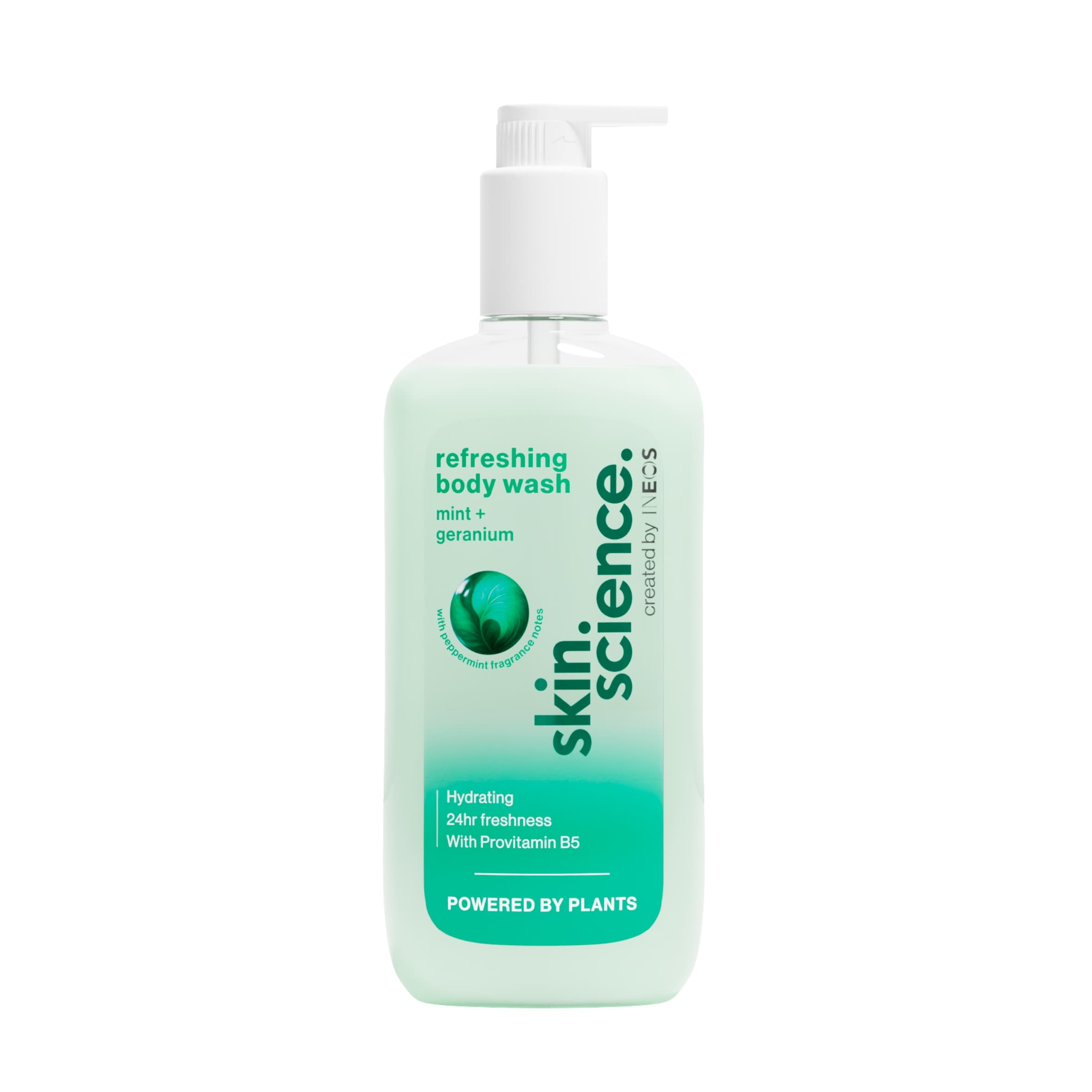 INEOS Skin Science Mint + Geranium Refreshing Body Wash 500ml