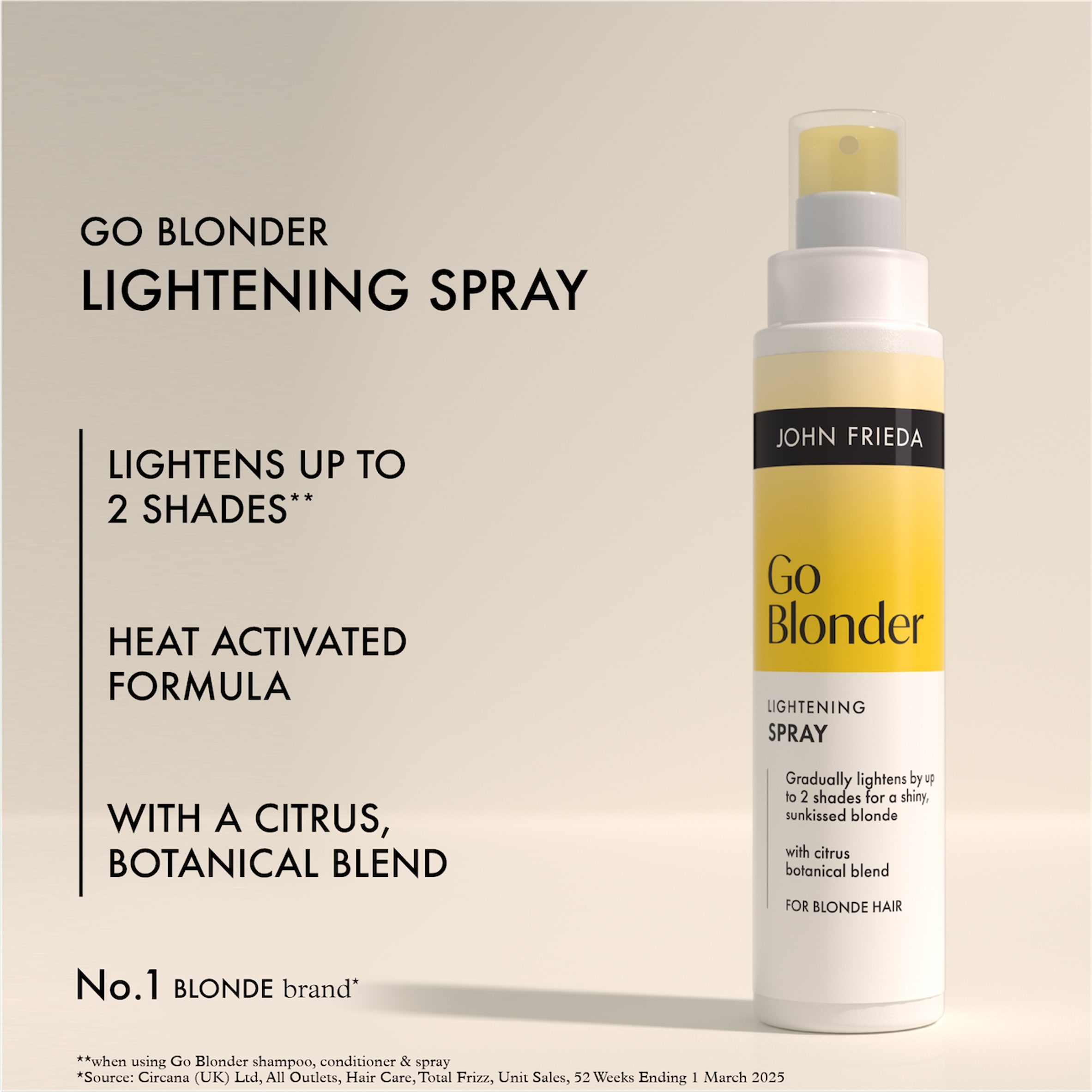 John Frieda Go Blonder Lightening Spray 100ml thumbnail 3