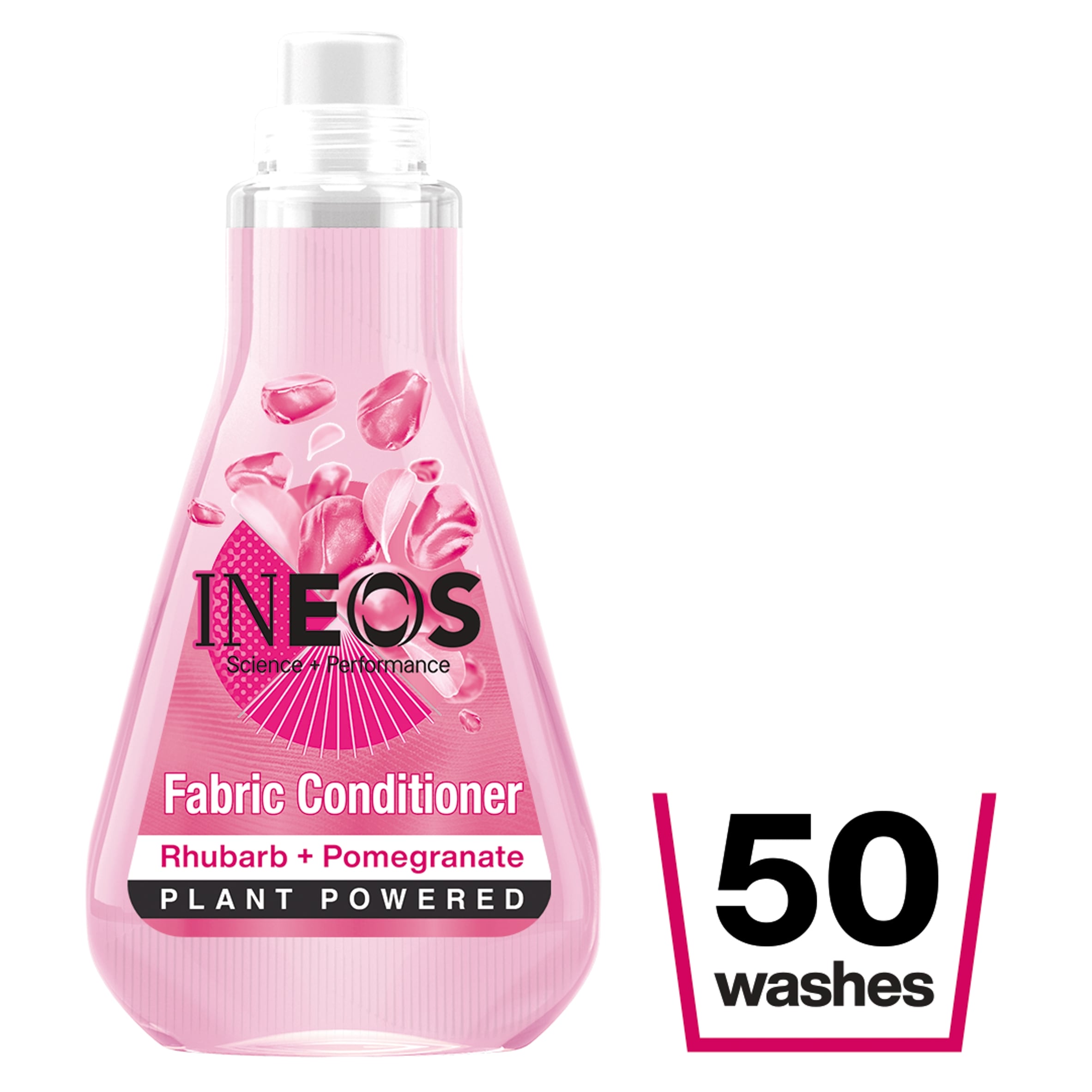 INEOS Fabric Conditioner Rhubarb & Pomegranate 50 Washes 1L