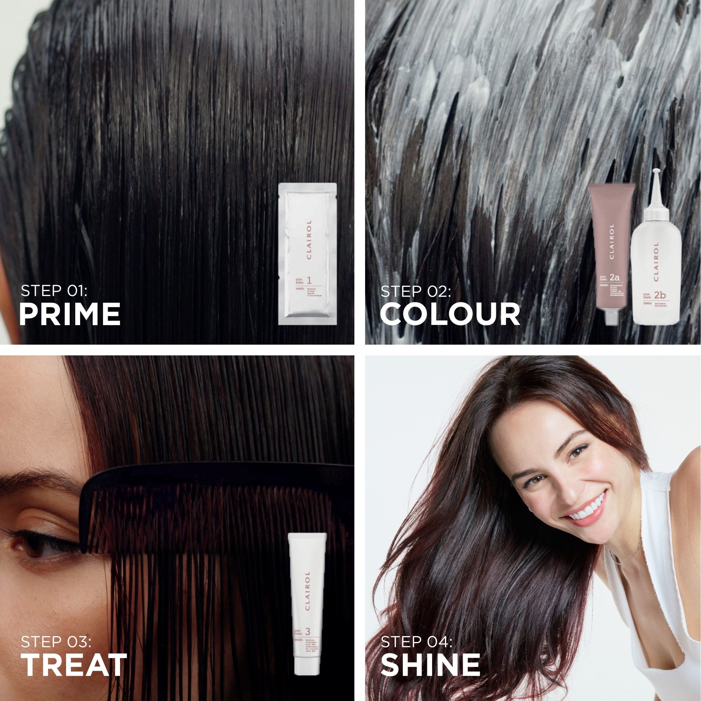 CLAIROL COLOUR STRONG PERMANENT HAIR DYE - 5.65 SUNSET MAHOGANY thumbnail 2