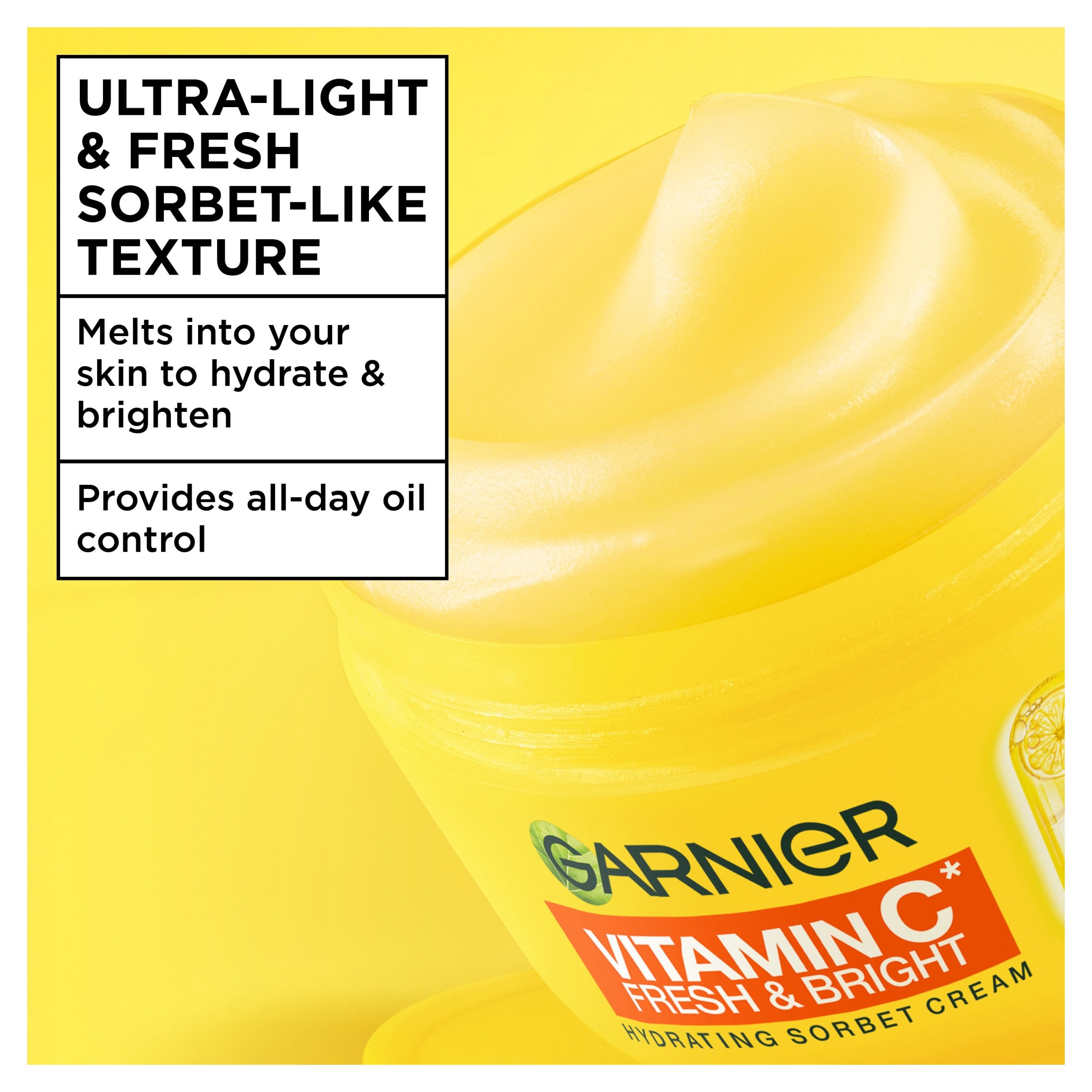  Garnier Vitamin C Fresh & Bright Hydrating Sorbet Cream 85ml thumbnail 2