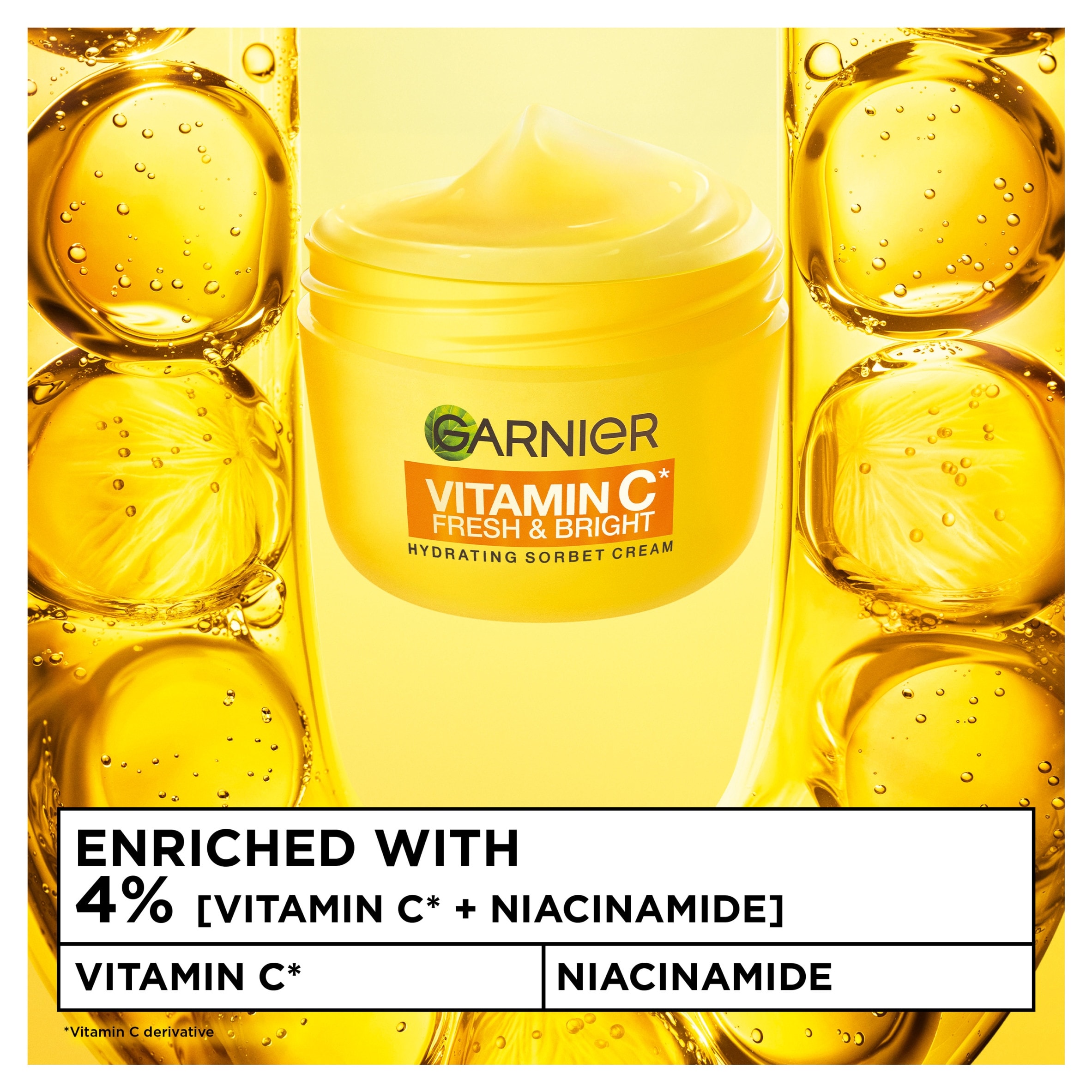  Garnier Vitamin C Fresh & Bright Hydrating Sorbet Cream 85ml thumbnail 3