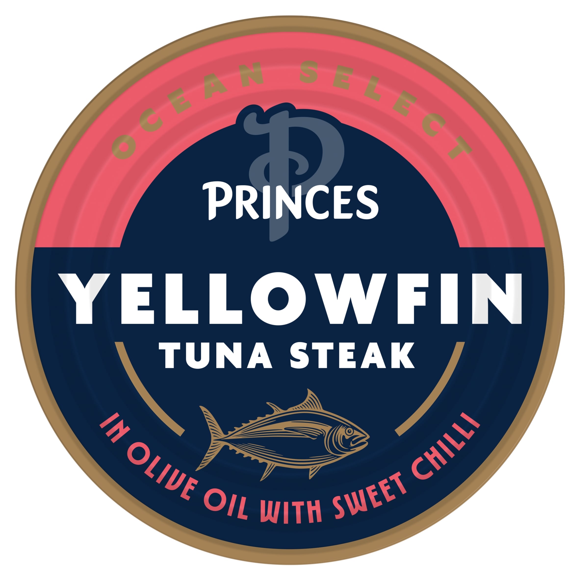 PRINCES OCEAN SELECT YELLOWFIN TUNA STEAK IN OLIVE OIL WITH SWEET CHILLI 160G