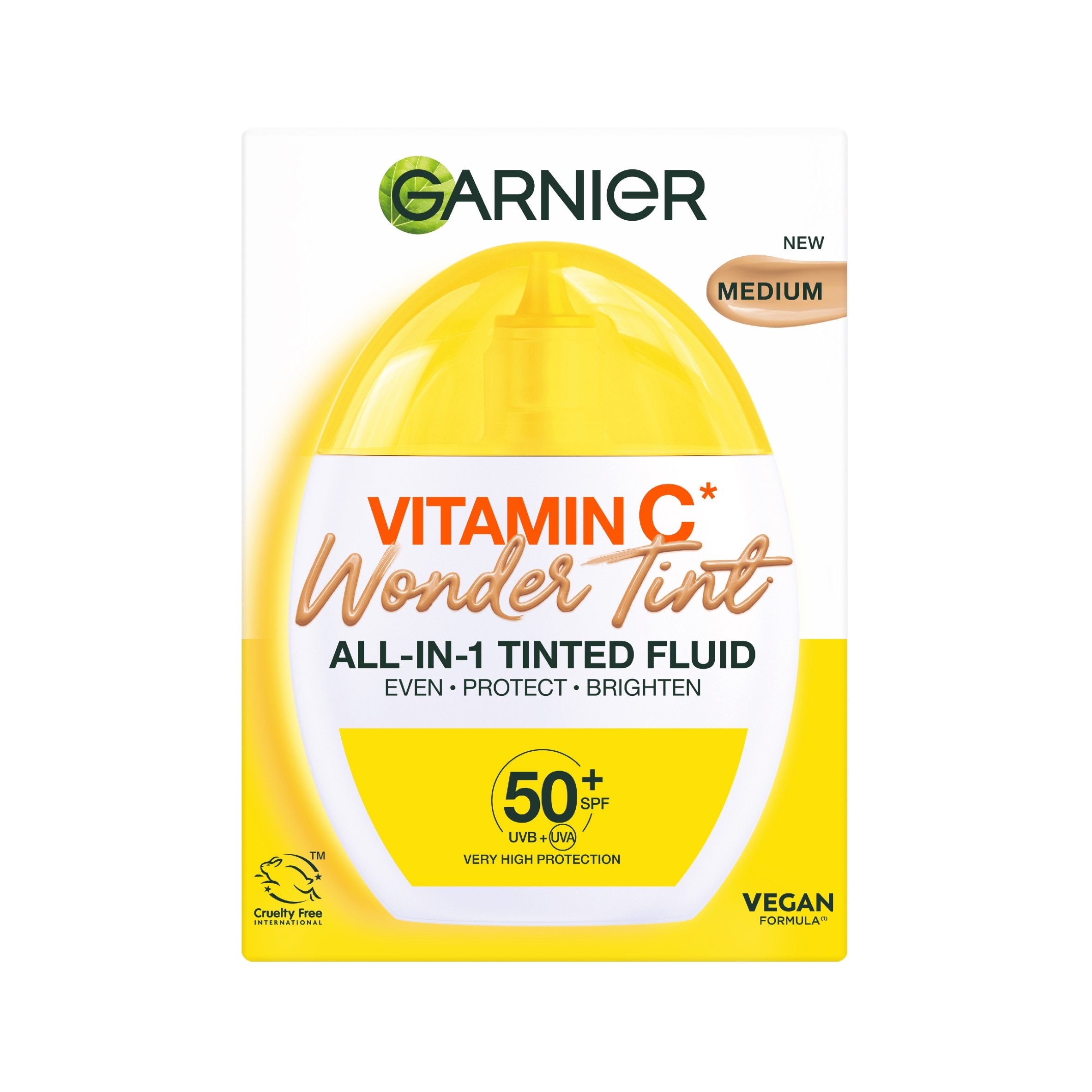 Garnier Vitamin C Wonder Tint SPF50 Medium 40ml thumbnail 3