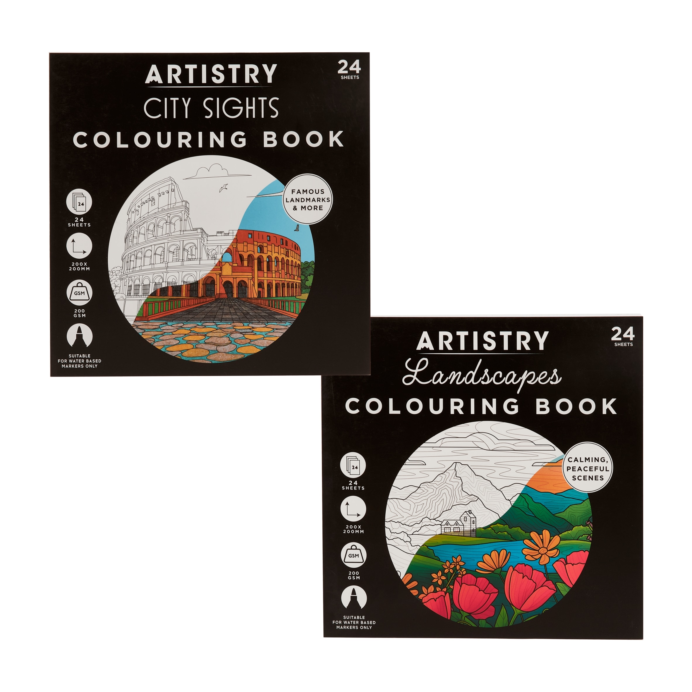 Artistry Colouring Book City sights