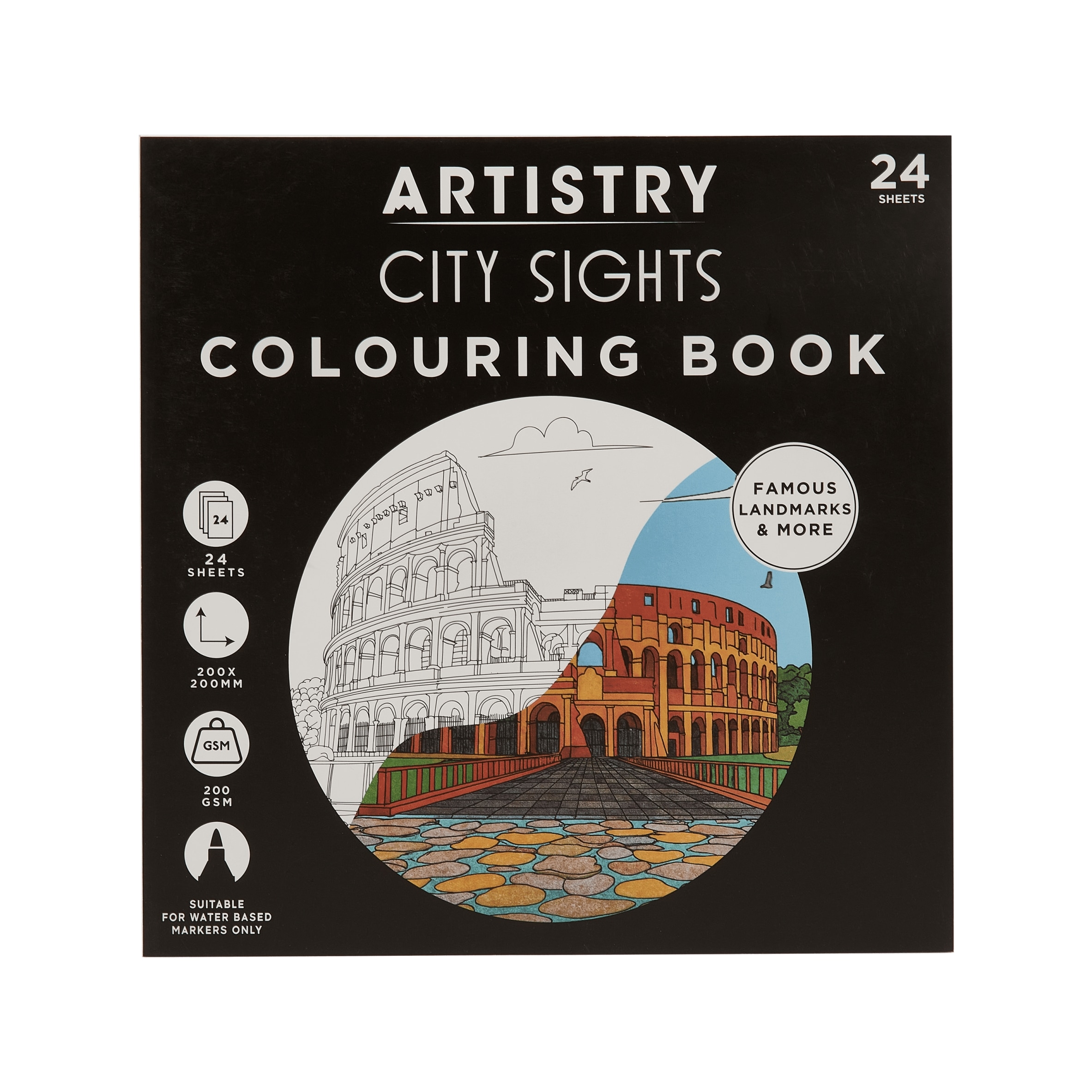 Artistry Colouring Book City sights thumbnail 2