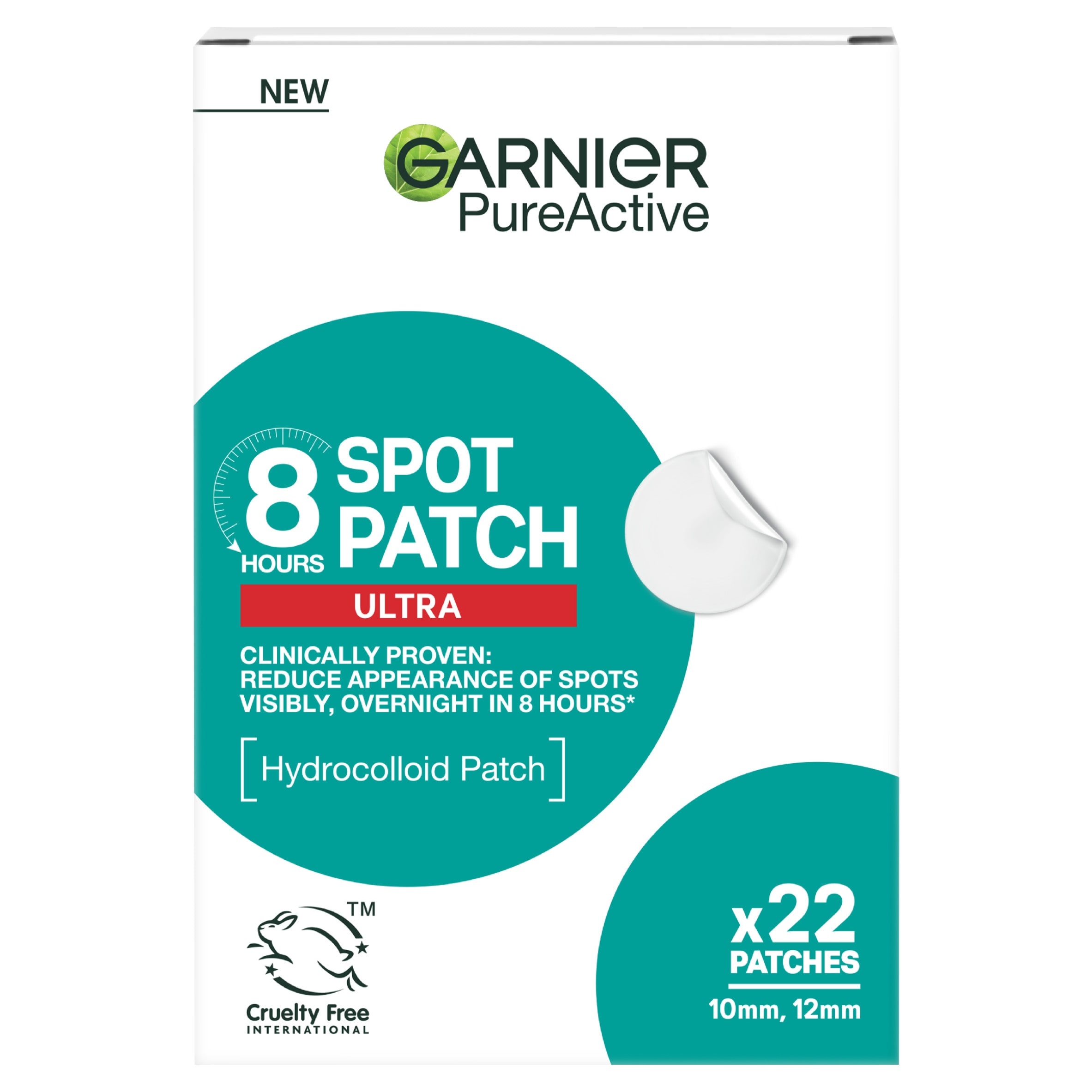 Garnier Pure Active Spot Hydrocolloid Ultra Invisible 22 Patch