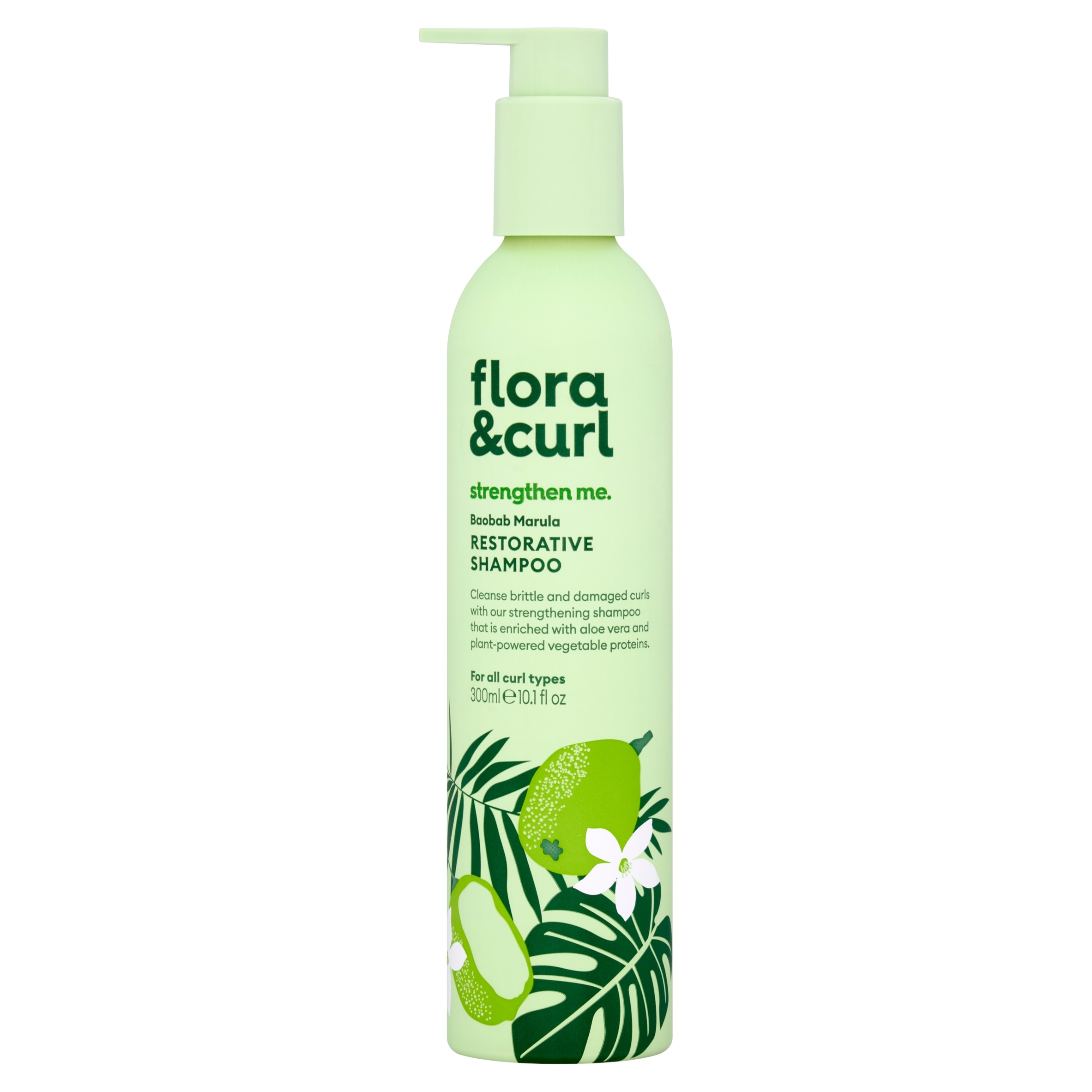Flora & Curl Baobab Marula Restorative Shampoo 300ml