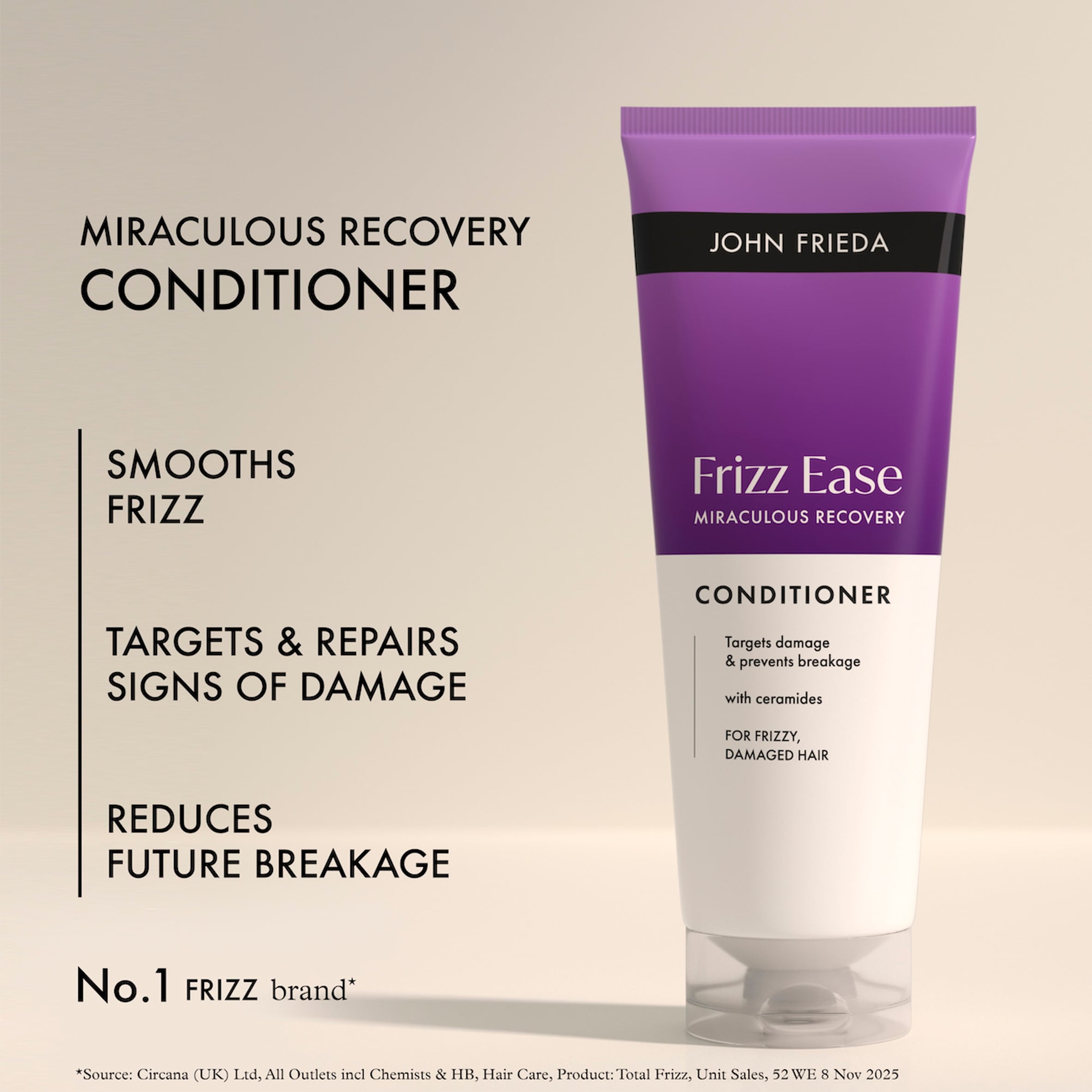 John Frieda Frizz Ease Miraculous Recovery Conditioner 175ml thumbnail 3