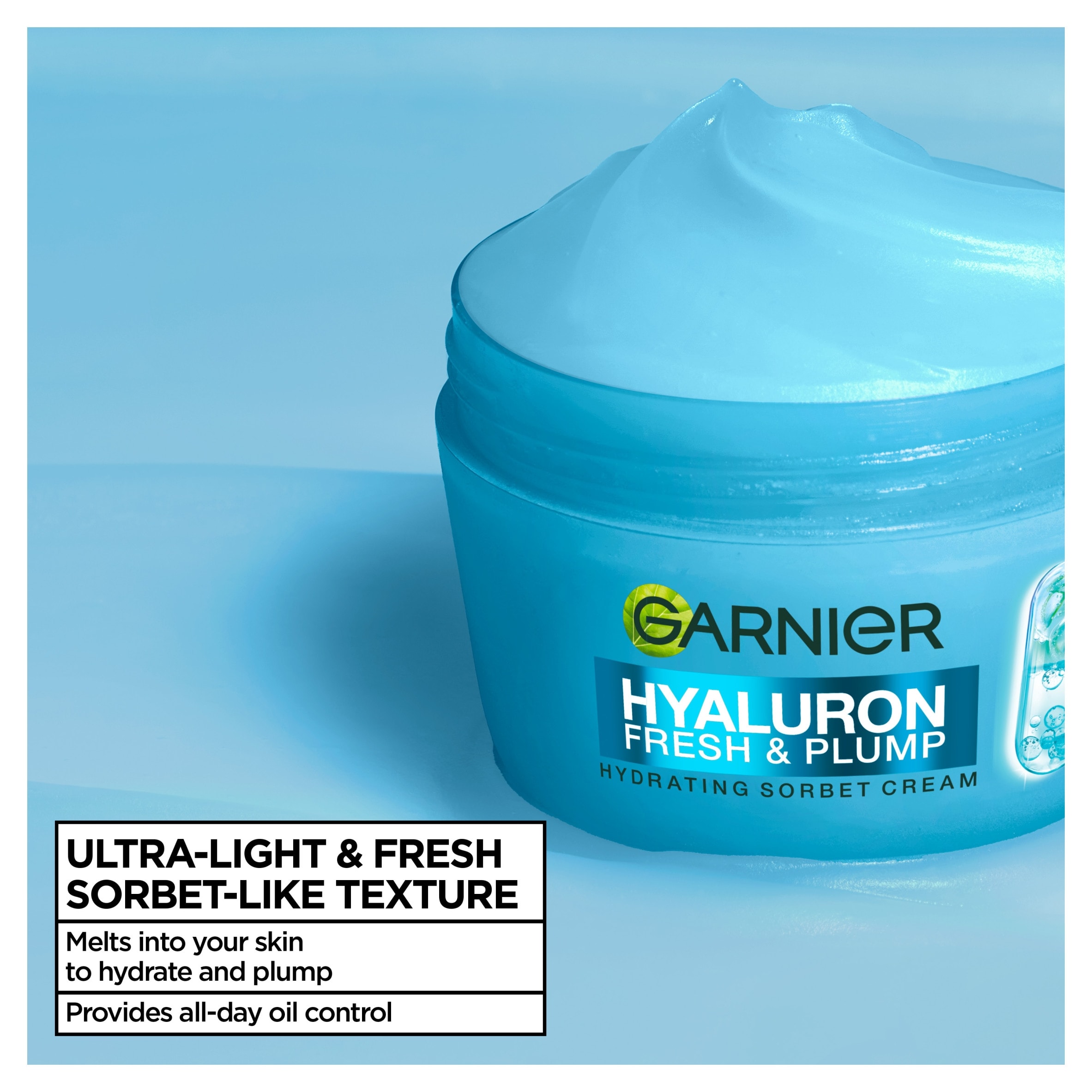 Garnier Hyaluron Fresh & Plump Sorbet Cream 85ml thumbnail 2