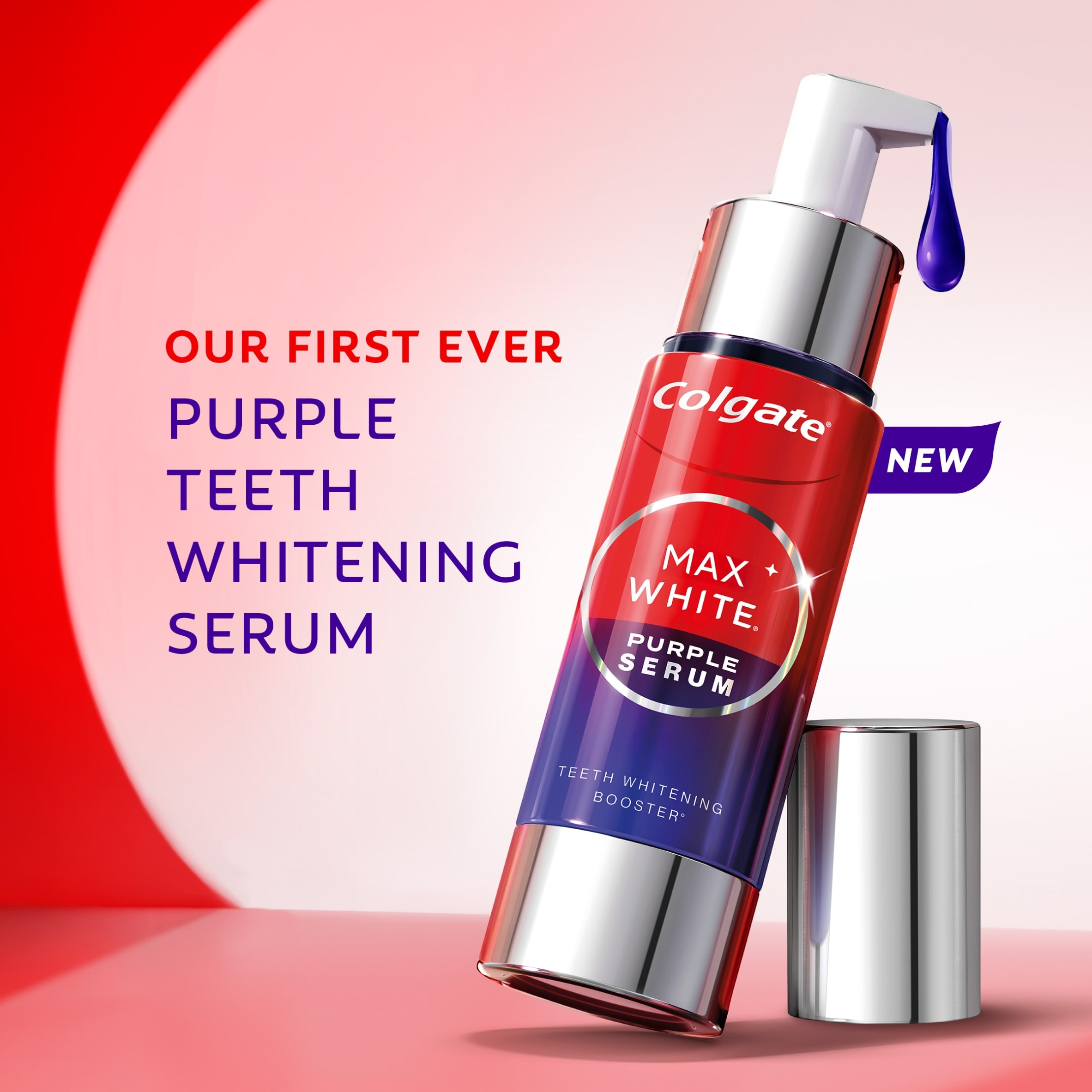 Colgate Max White Purple Serum Teeth Whitening Booster 40ml thumbnail 2