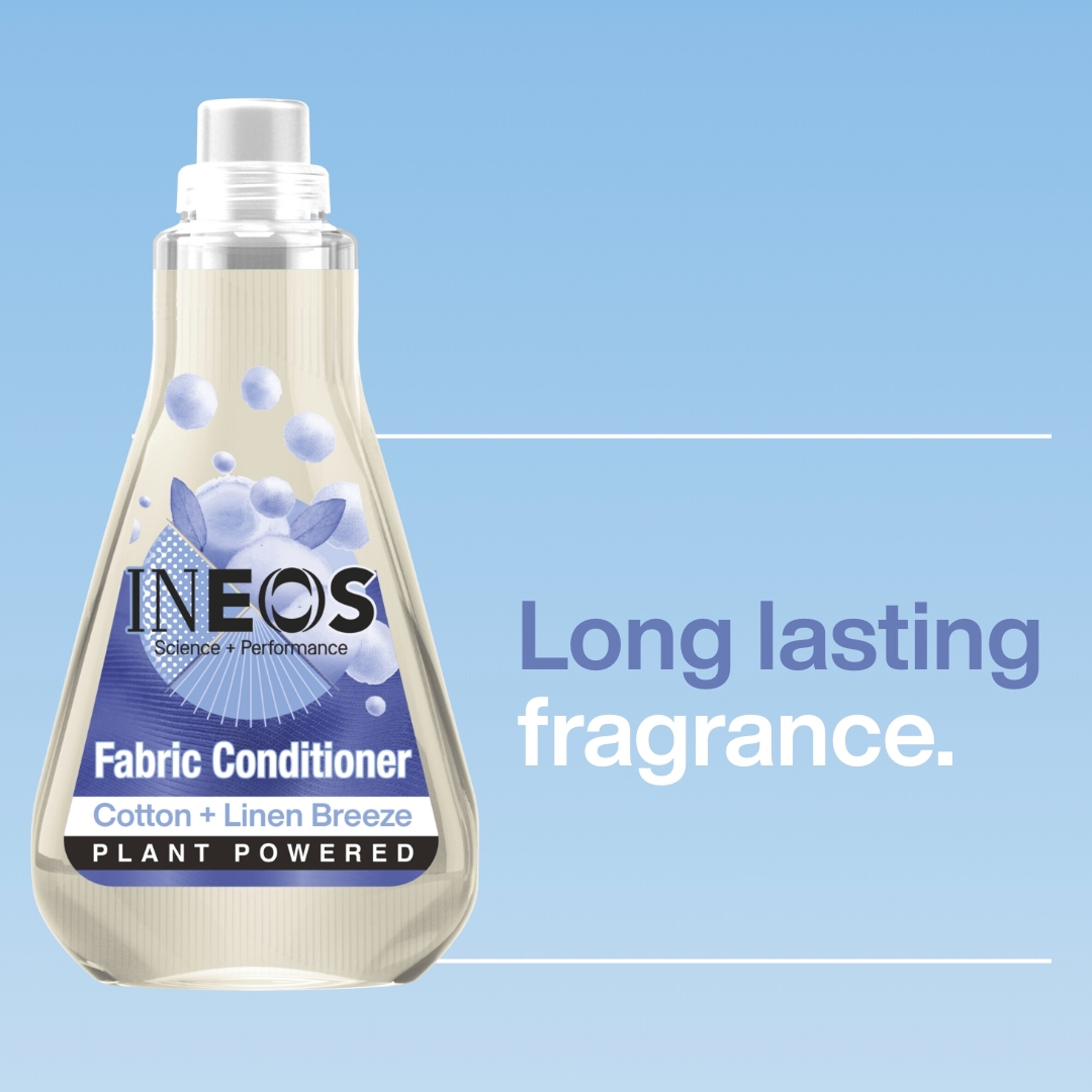 INEOS For Sensitive Skin Fabric Conditioner Cotton & Linen Breeze 50 Washes 1L thumbnail 3