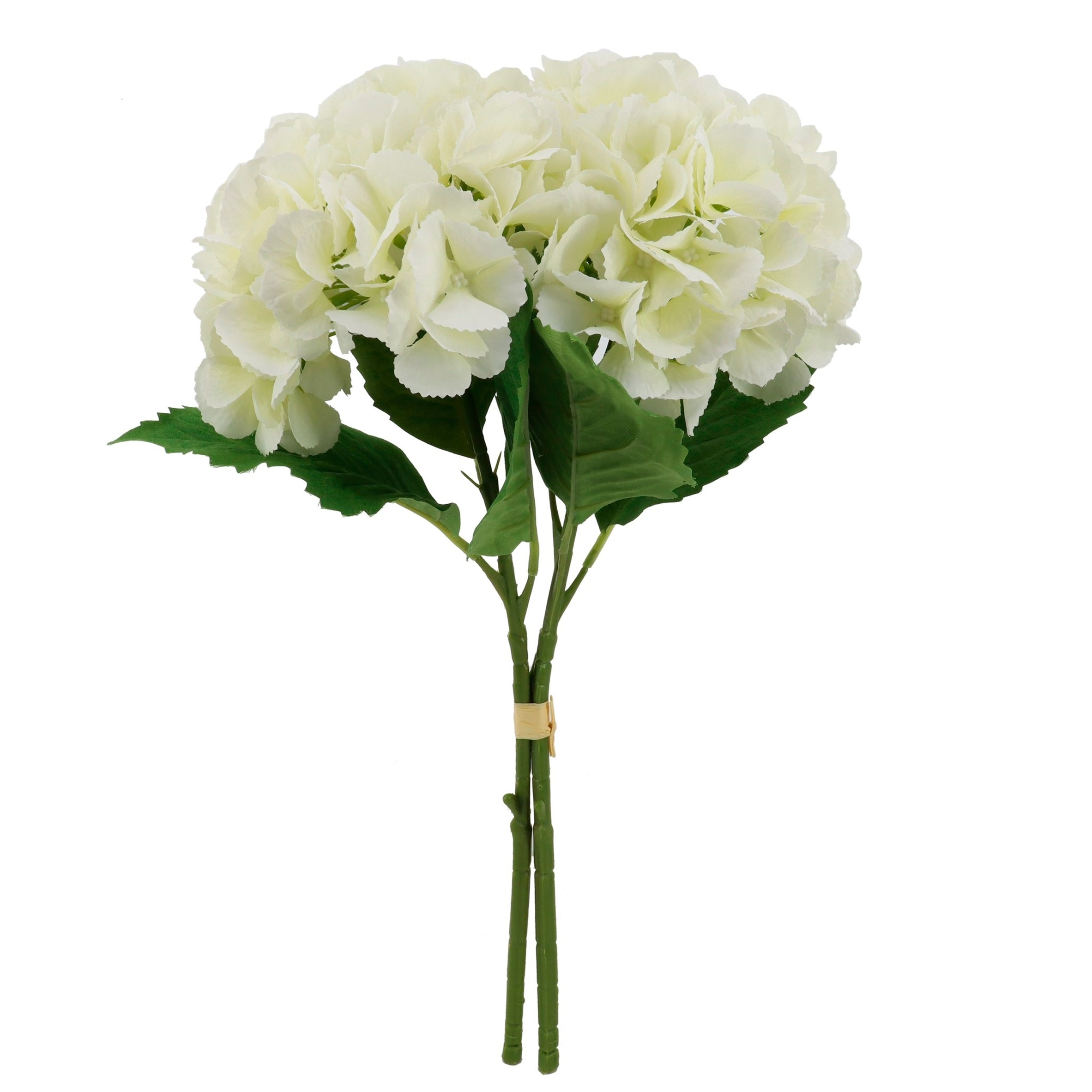 Bayswood Flora & Fern White Hydrangea Stems Set of 2
