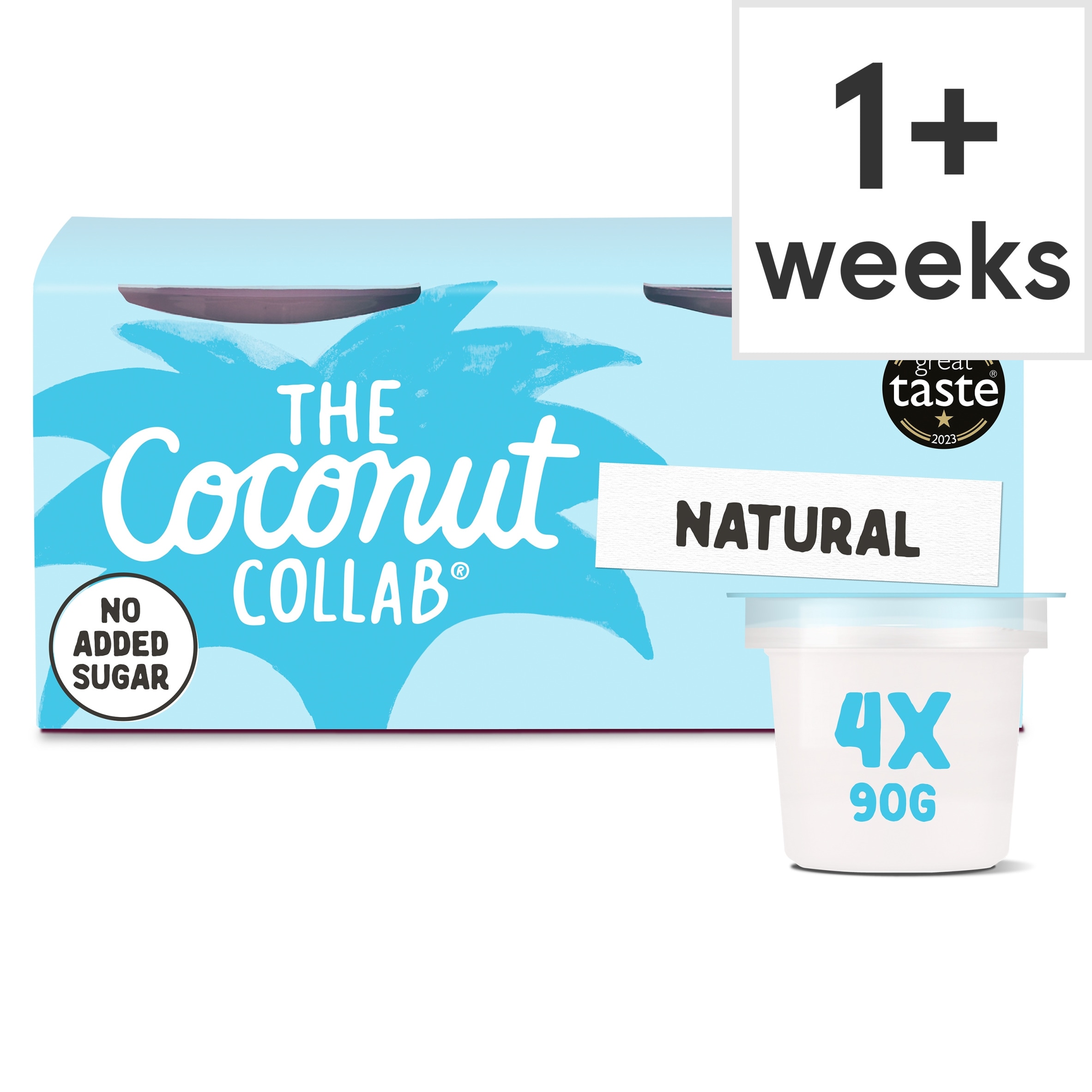The Coconut Collab Natural Coconut Yoghurt 4x90g