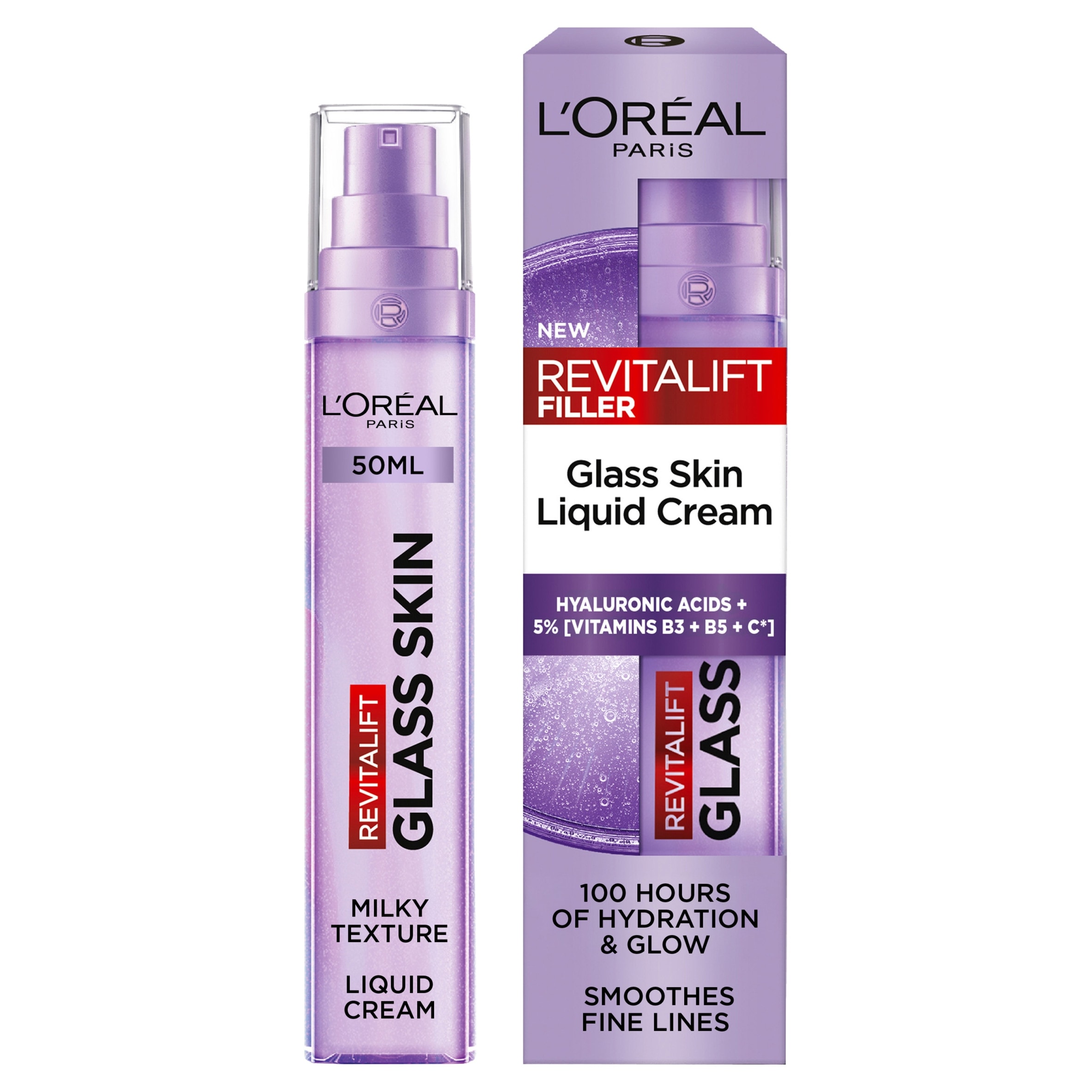 L'Oreal Paris Revitalift Filler Glass Skin Liquid Cream 50ml