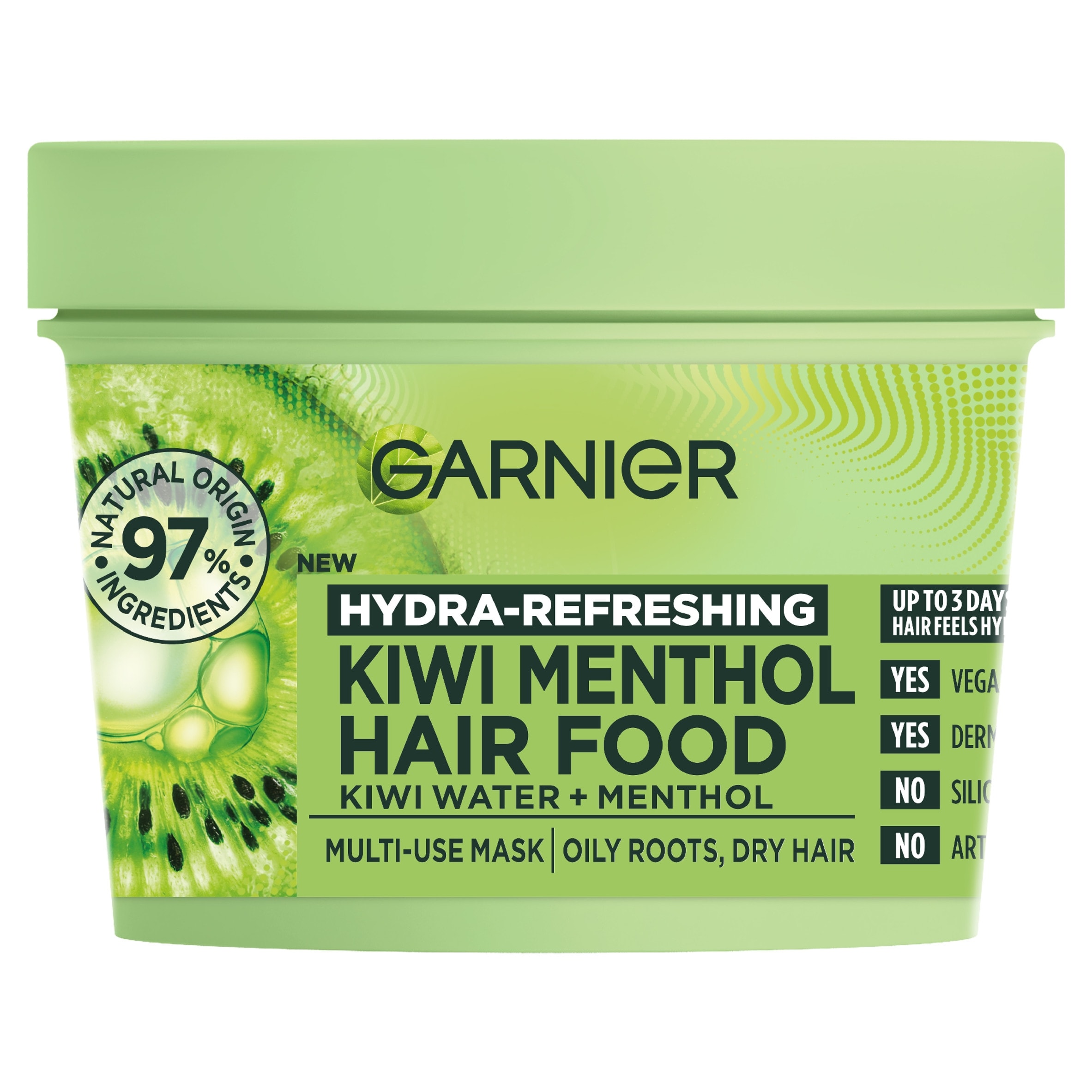 Garnier Hydra-refreshing kiwi menthol Hair Food Mask 400ml