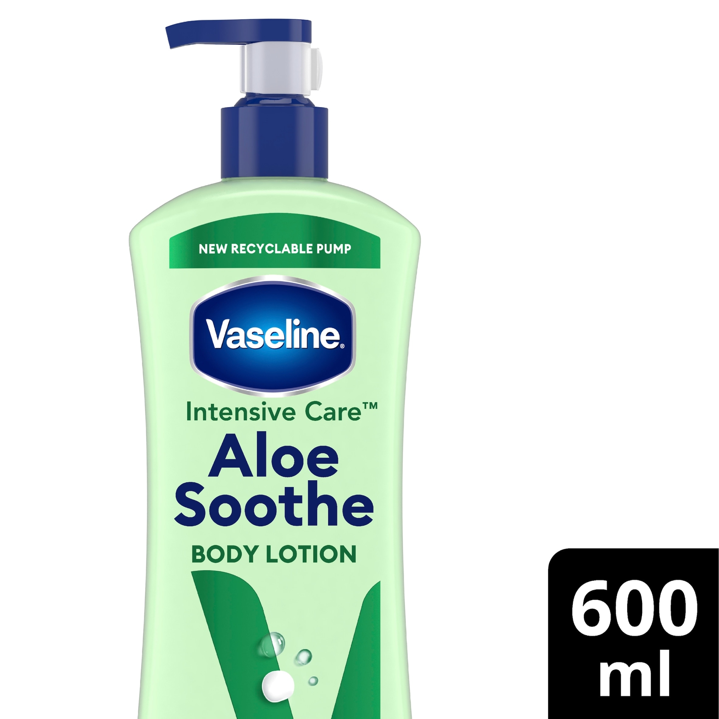 Vaseline Body Lotion Aloe Soothe Ultra Hydrating Lipids + Aloe vera 600ml