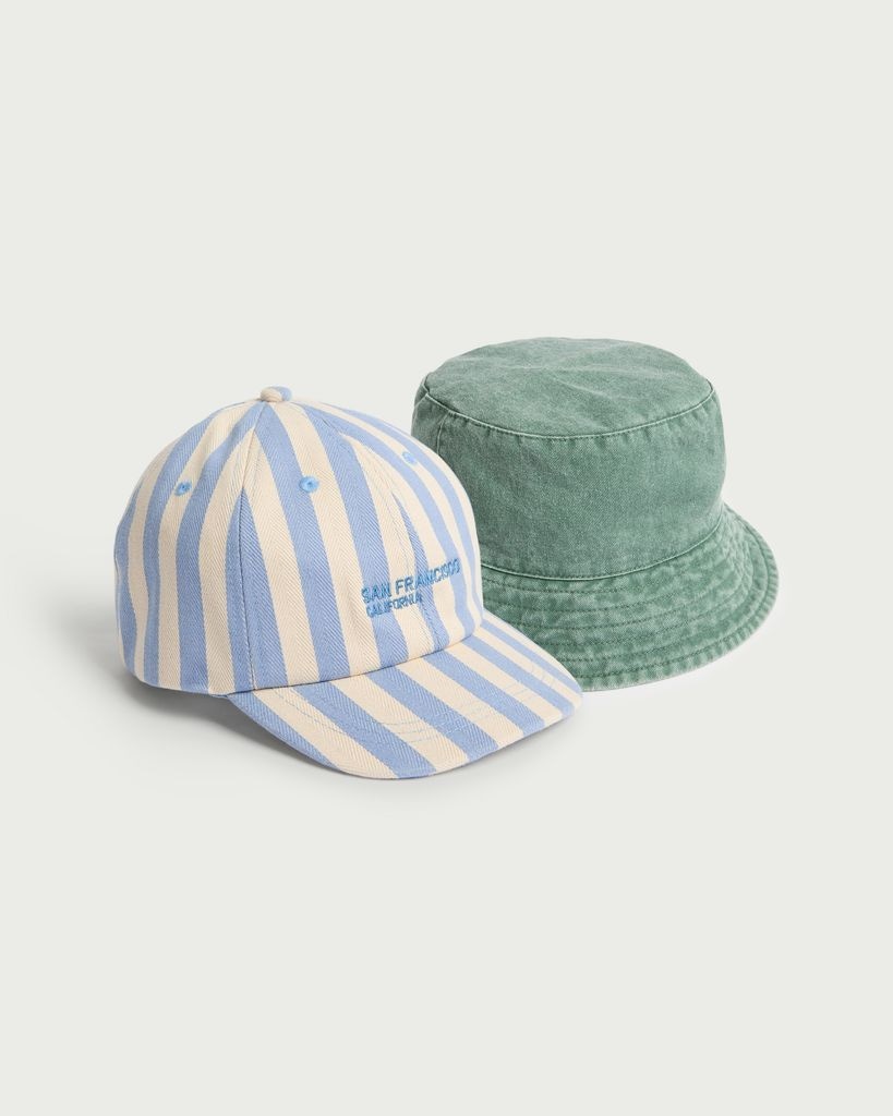 F&F Boys 2-Pack Cap and Bucket Hat in Multi