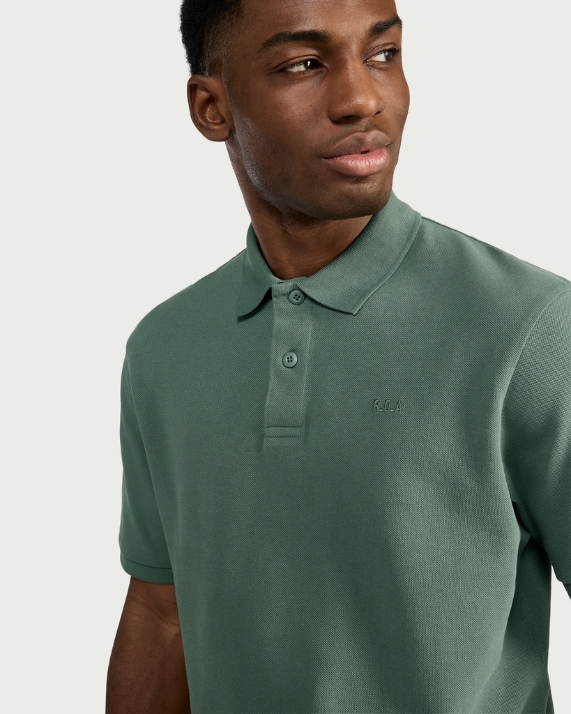 RDA Pure Cotton Polo Shirt in Khaki thumbnail 2