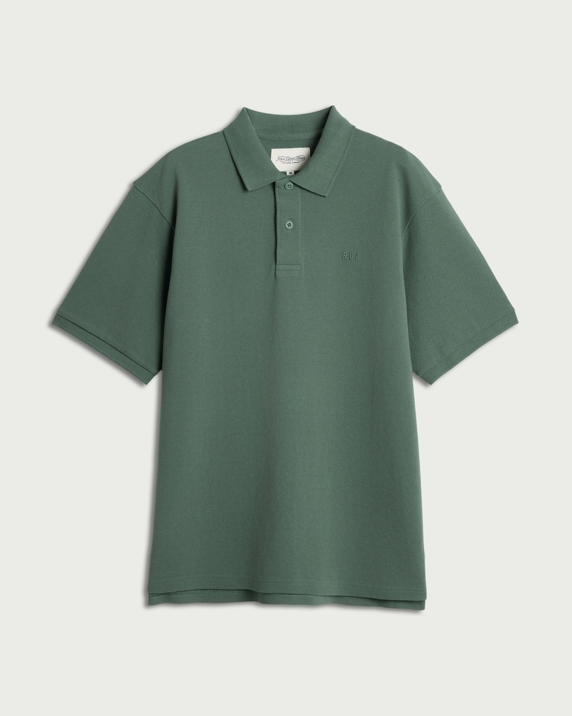 RDA Pure Cotton Polo Shirt in Khaki thumbnail 4