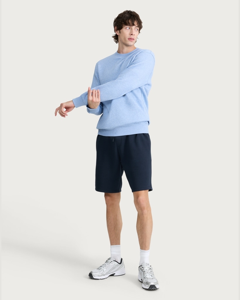 F&F Active EVERYHOUR Cotton Rich Crew Neck Sweatshirt in Blue thumbnail 2