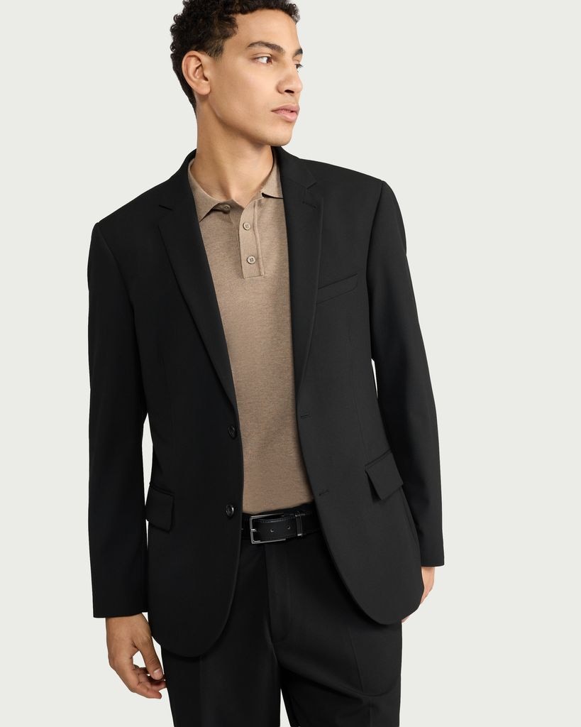 F&F Tailored Fit Formal Suit Jacket in Black