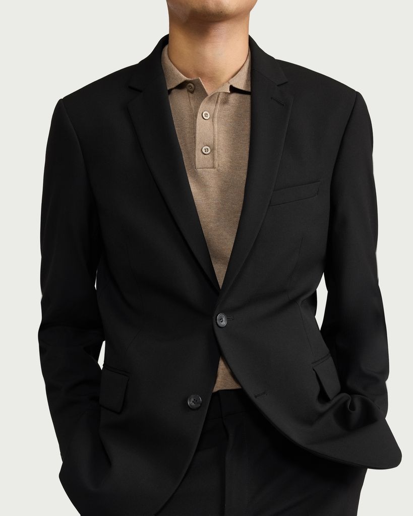 F&F Tailored Fit Formal Suit Jacket in Black thumbnail 3