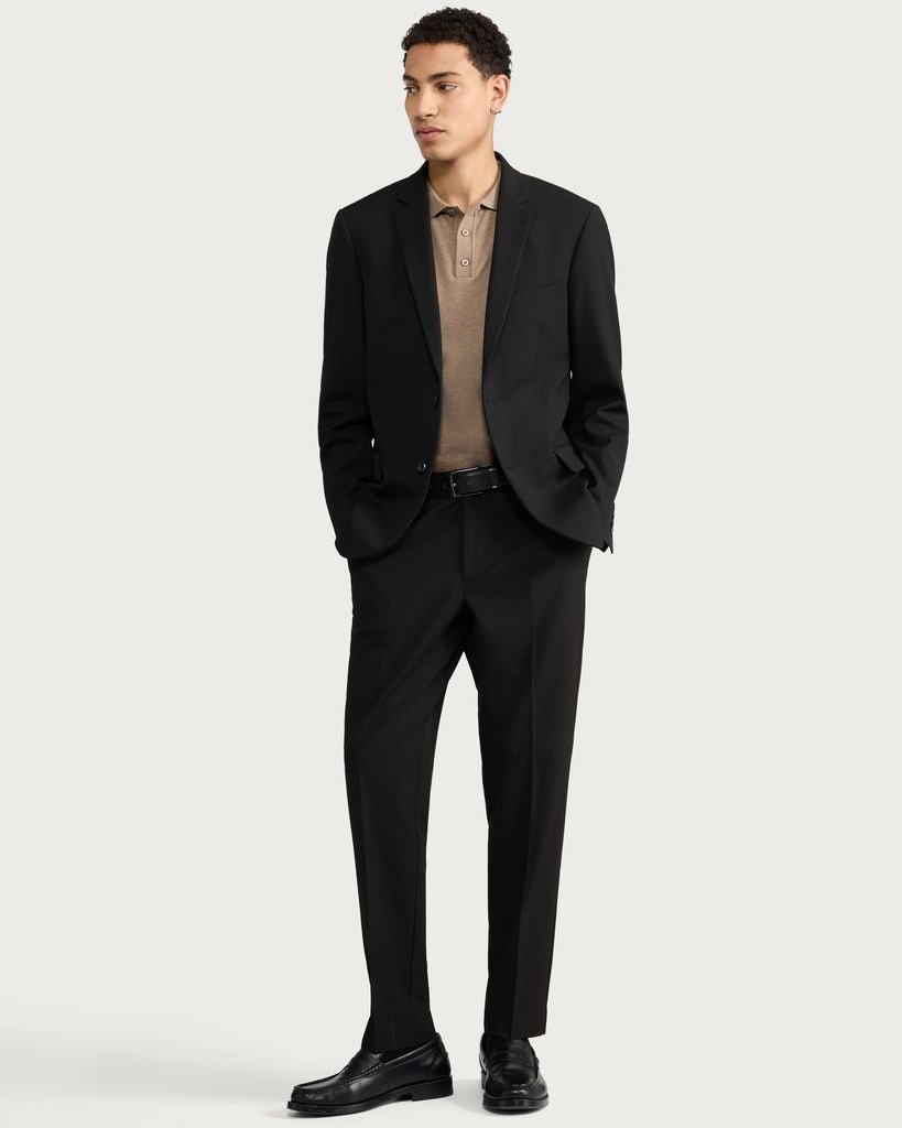 F&F Tailored Fit Formal Trousers in Black