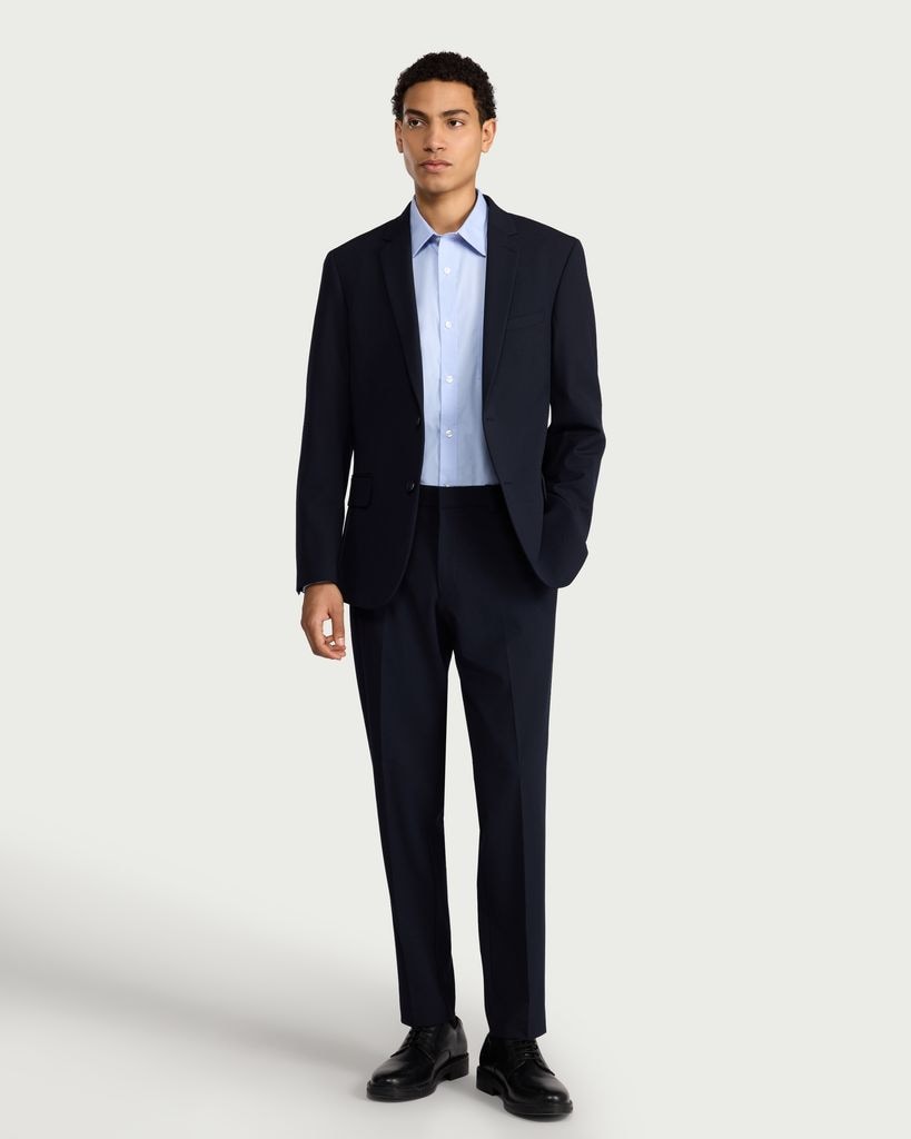 F&F Tailored Fit Formal Trousers in Navy