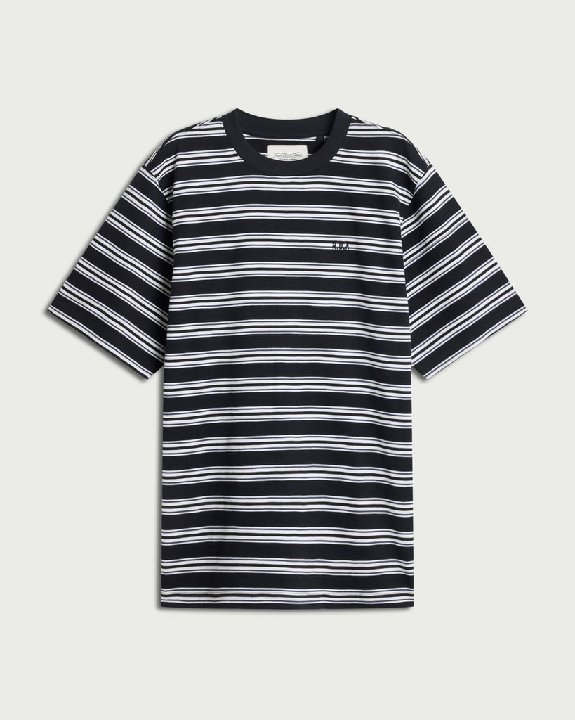 RDA Pure Cotton Striped T-Shirt in Blue thumbnail 4