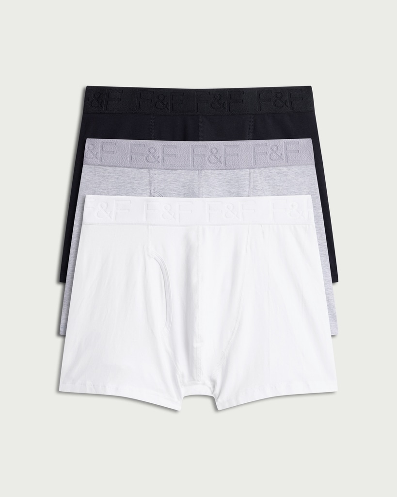F&F 3-Pack Cotton Rich Trunks in Multi