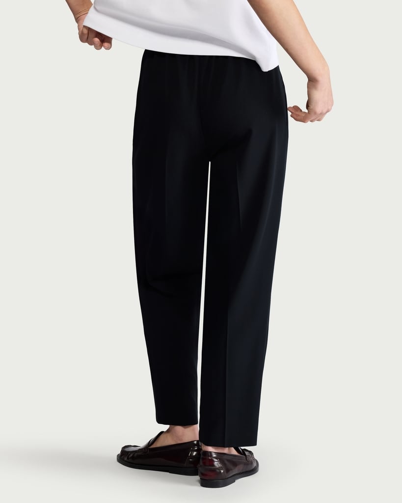 F&F Pleated Tapered Trousers in Black thumbnail 3